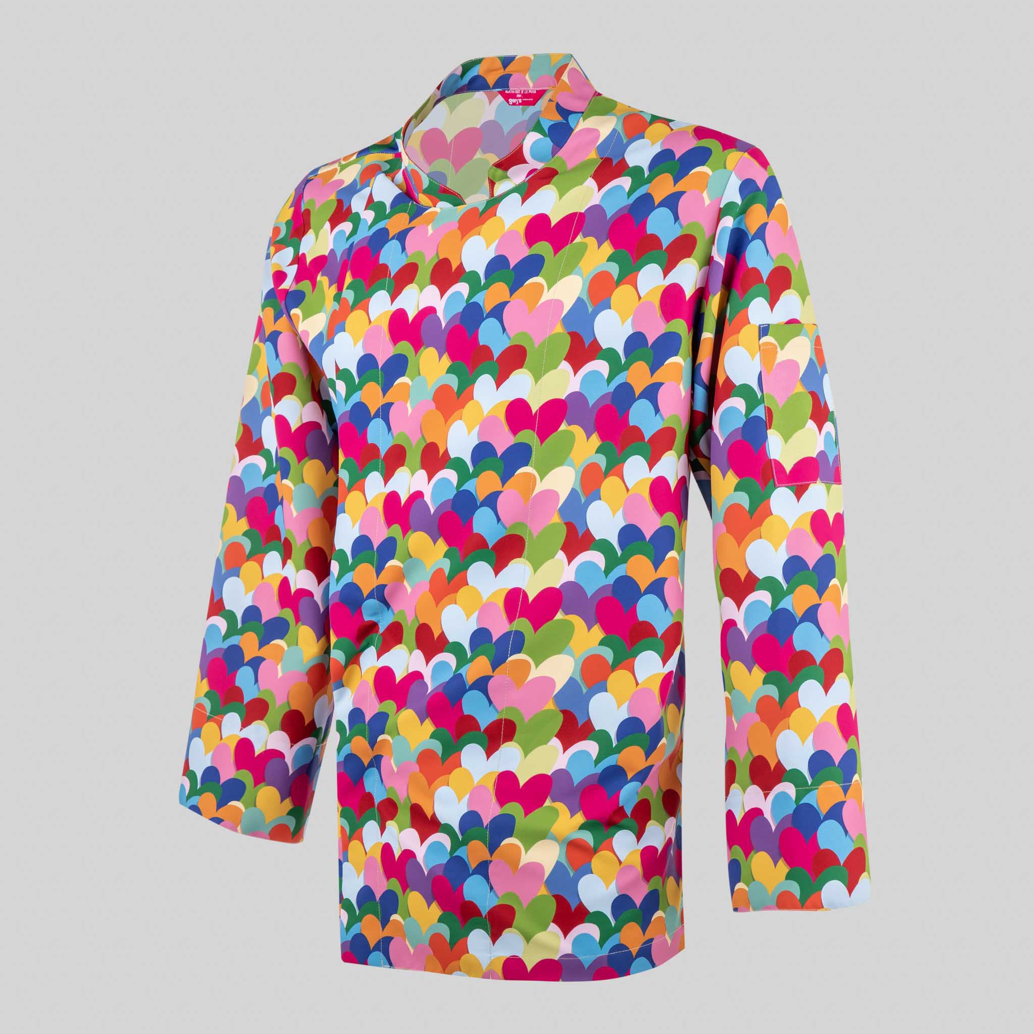 GARY'S Chef Jackets Agatha veste cuisine cœur coton