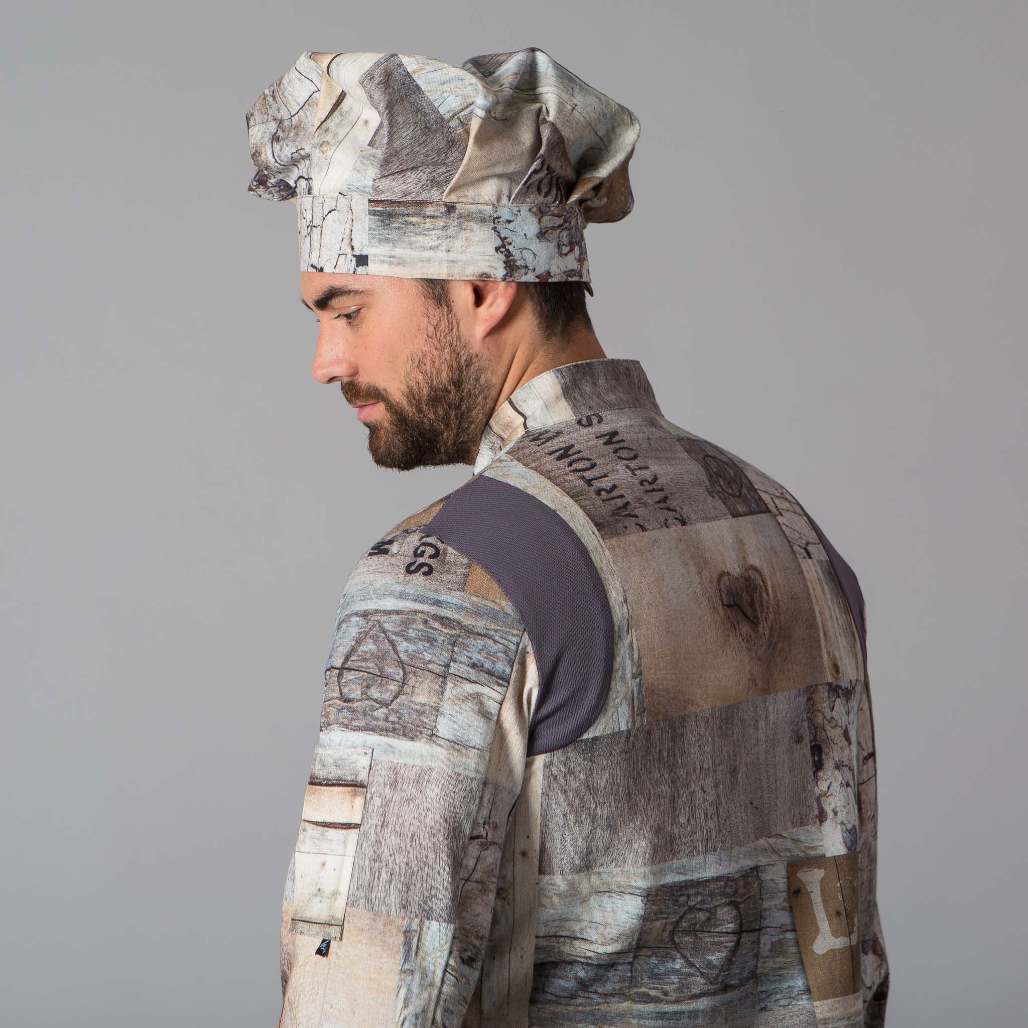 Gary's Maderas veste cuisine unisexe coton