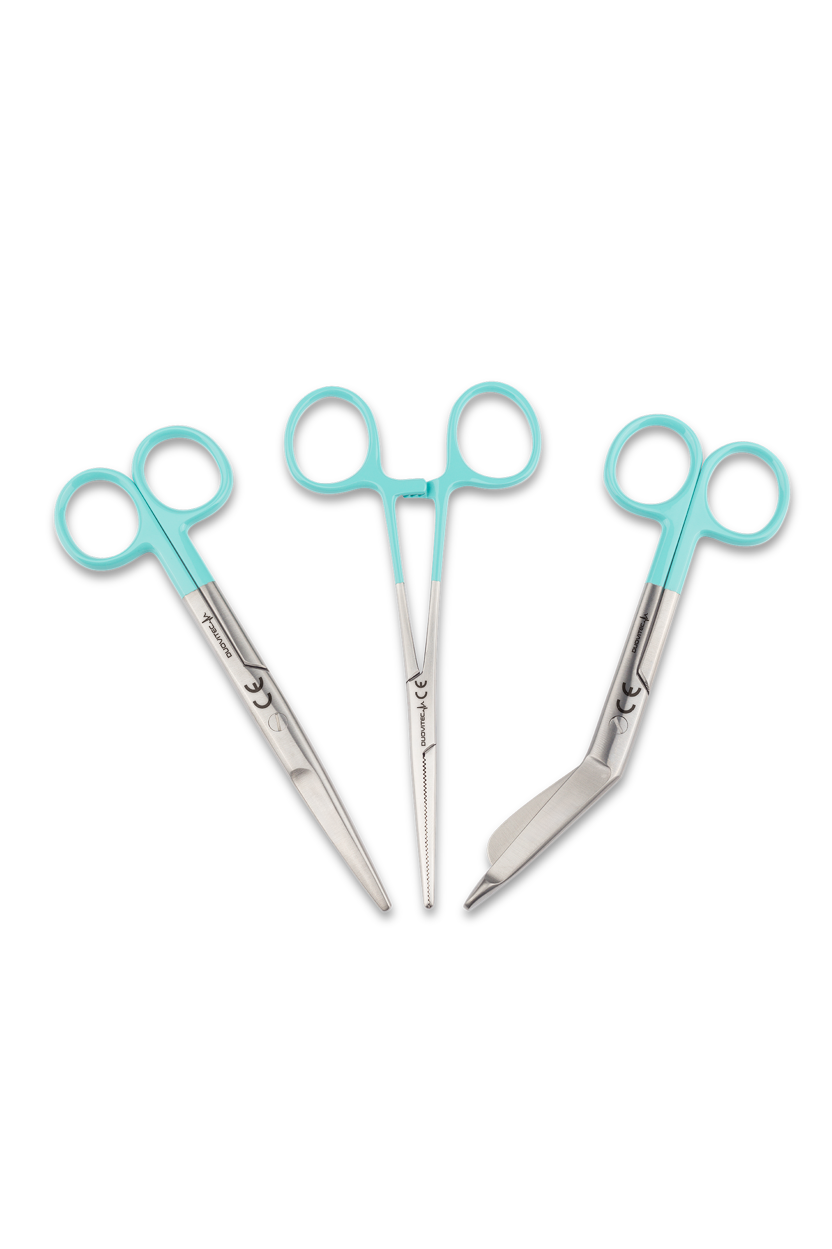 Enfermania Sweet Aqua lot 3 ciseaux inox infirmière