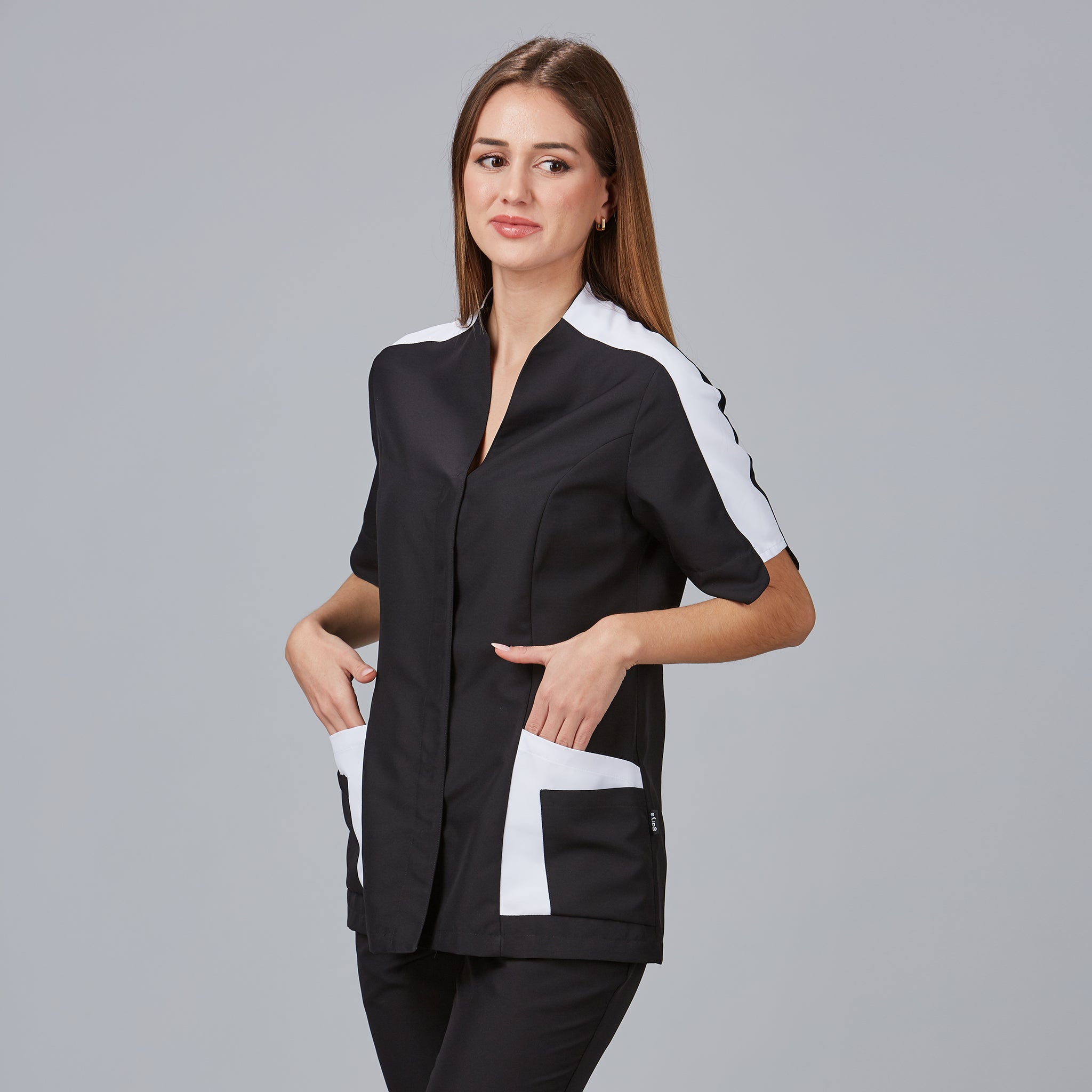Gary's Poppy blouse esthétique noire anti-poil