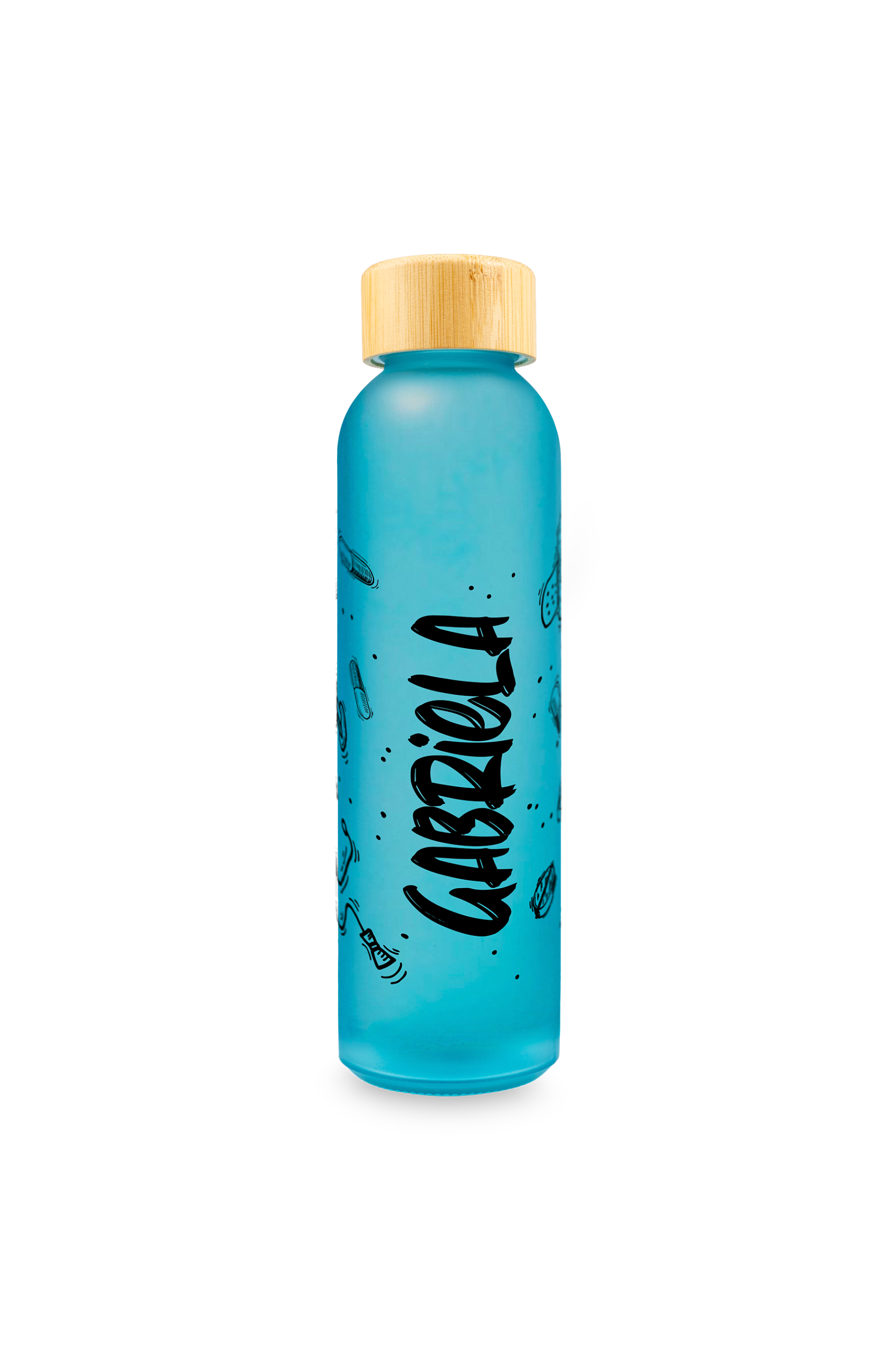 Enfermania Regalos pack bouteille + tasse verre bleu Motion 500 ml