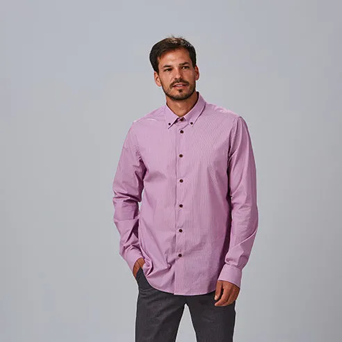 GARY'S Leonardo chemise homme rayée slim marine stretch