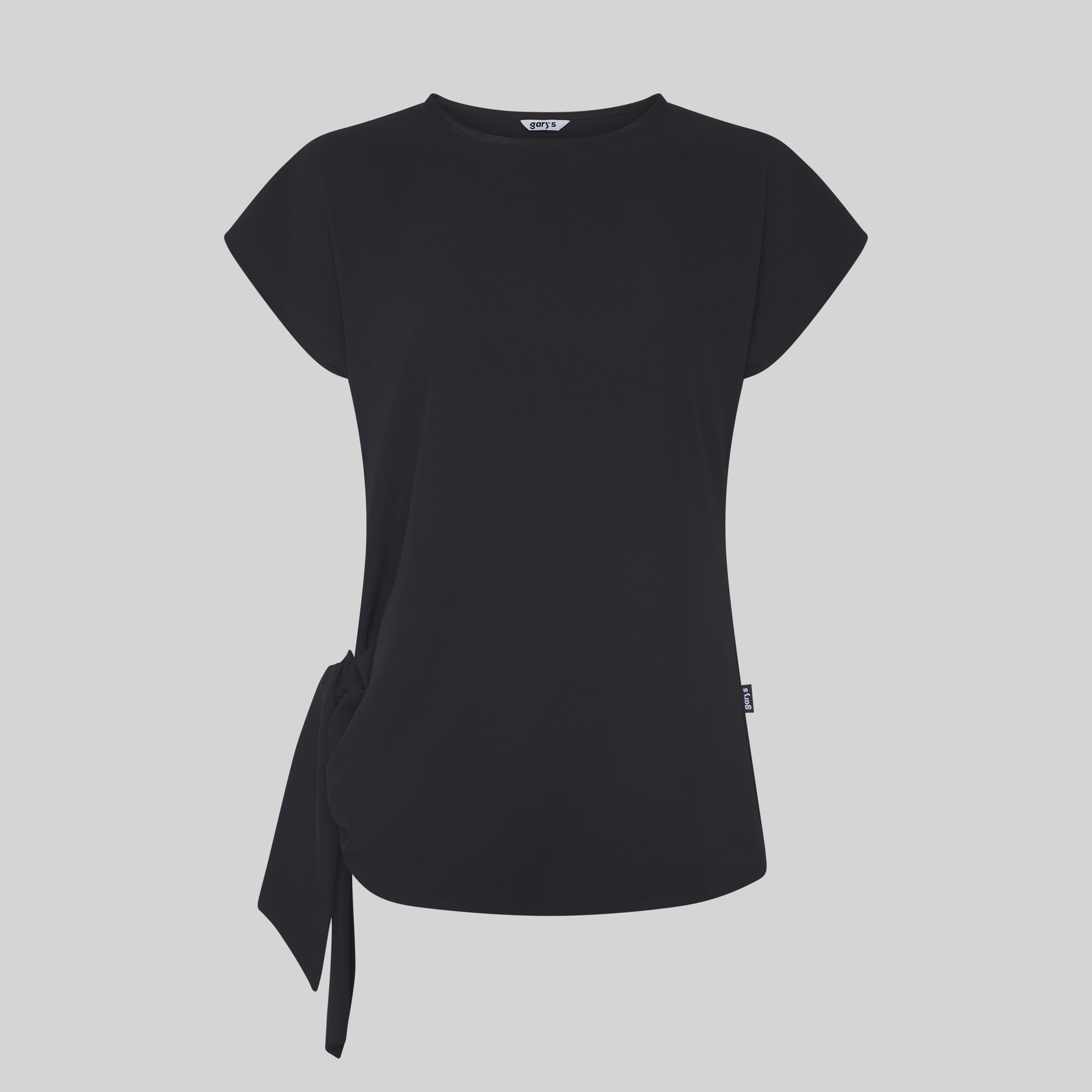 Gary's Blouses blouse Aroa noire drapée femme