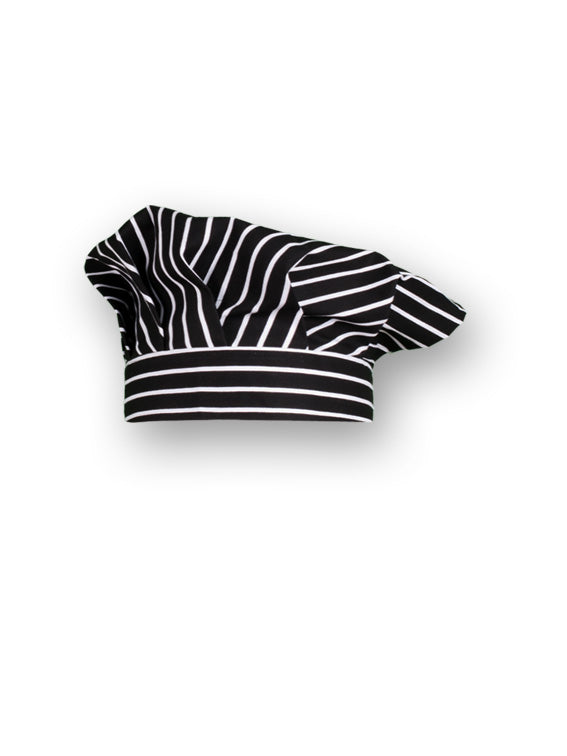 Toque Gary's Grand Chef imprimée carreaux noir blanc G