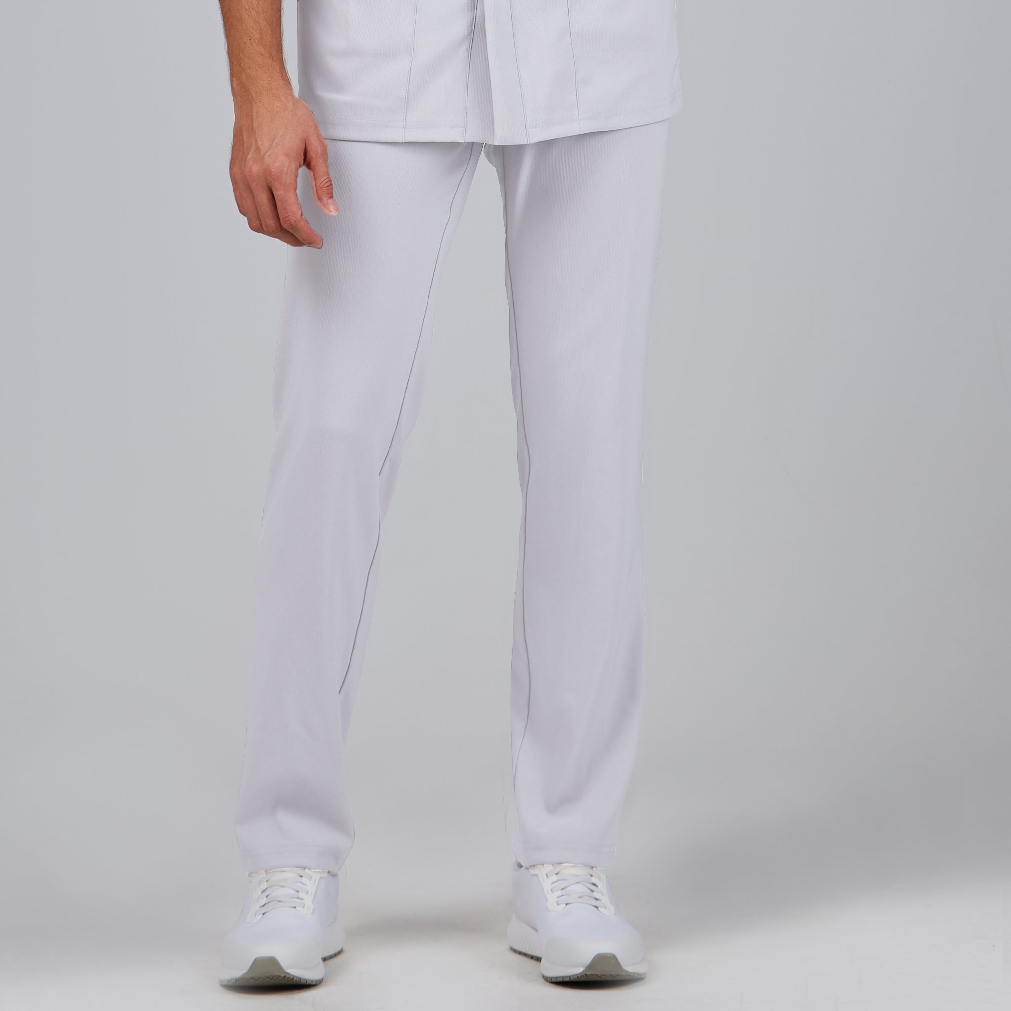 GARY'S Pantalon travail homme droit noir taille élastique