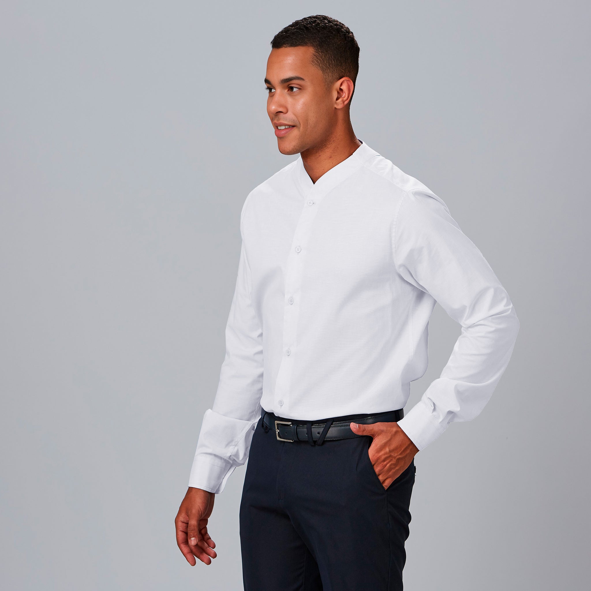 GARY'S Ricardo chemise homme blanche slim stretch