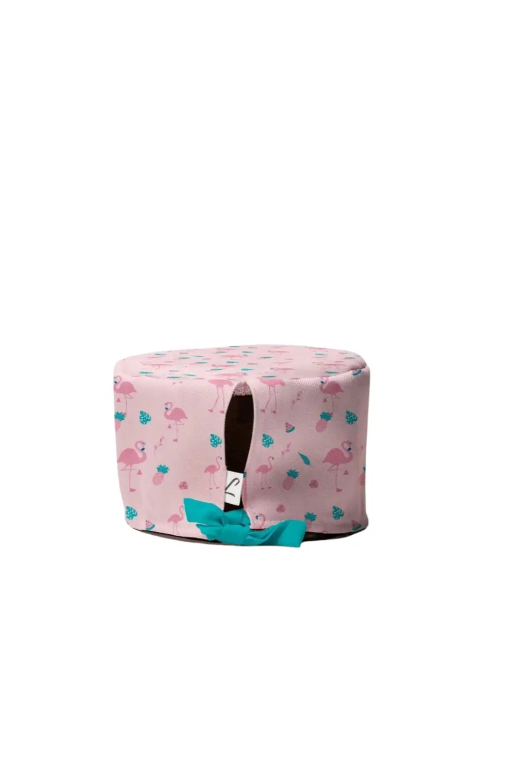 Aelin Paris Calot de bloc rose imprimé flamants réglable