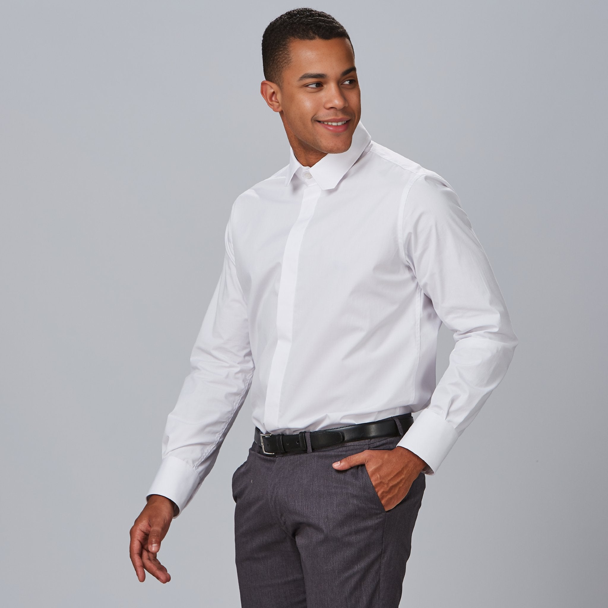 Gary's Simone chemise homme slim fit noire XS stretch