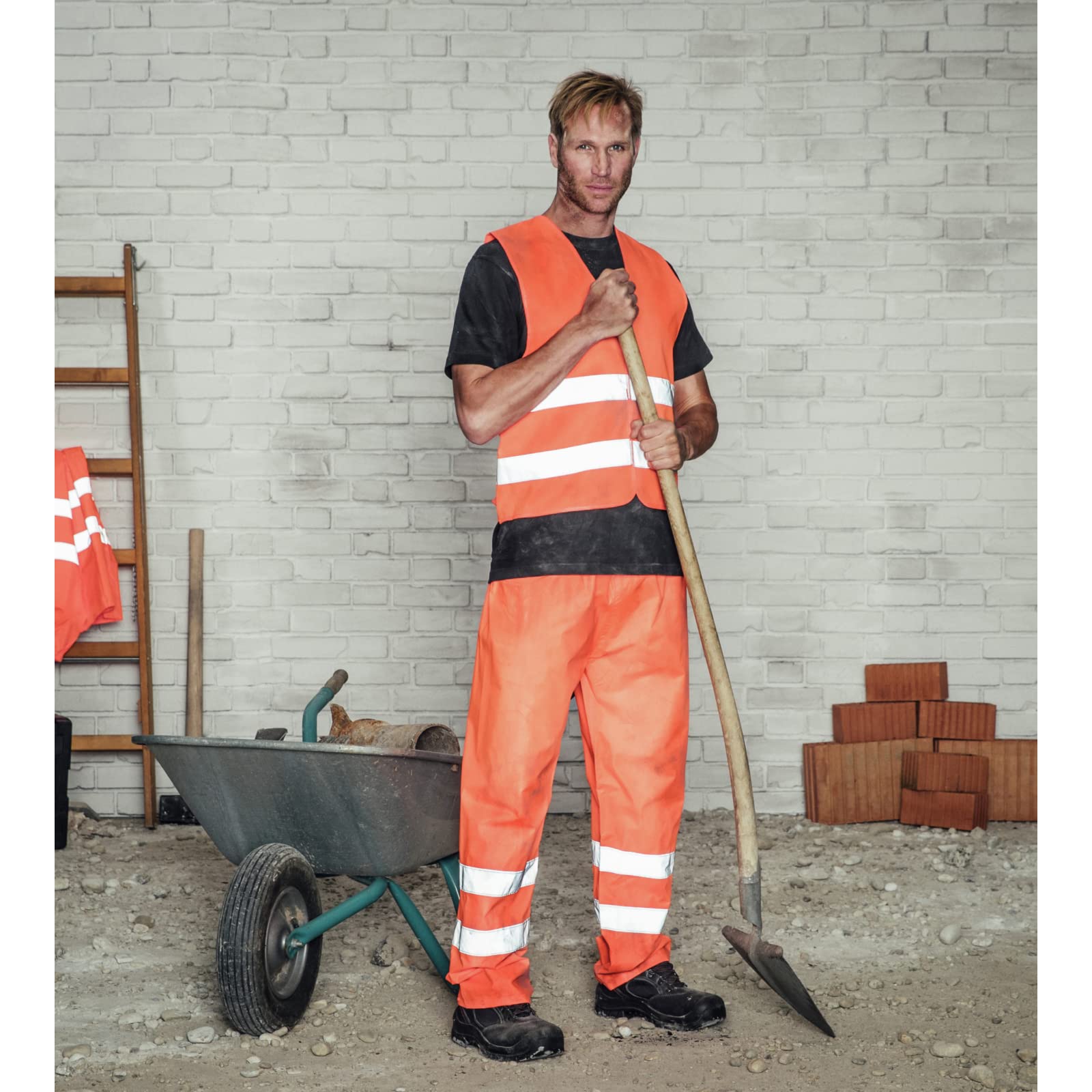 Würth MODYF Fluo pantalon pluie haute visibilité orange XXL