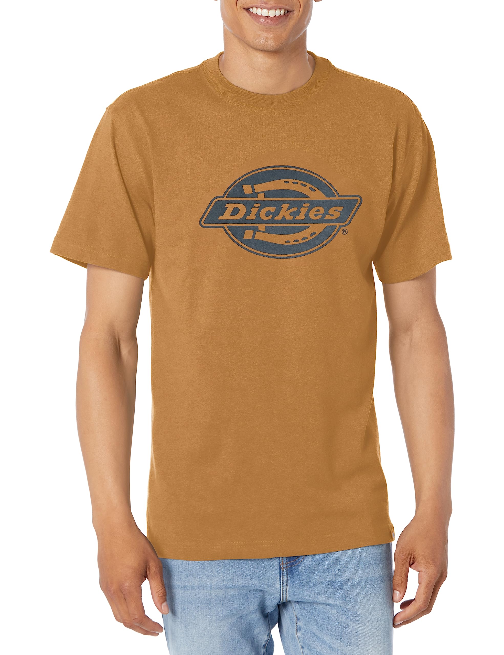 Dickies T-shirt homme manches courtes logo noir L lourd
