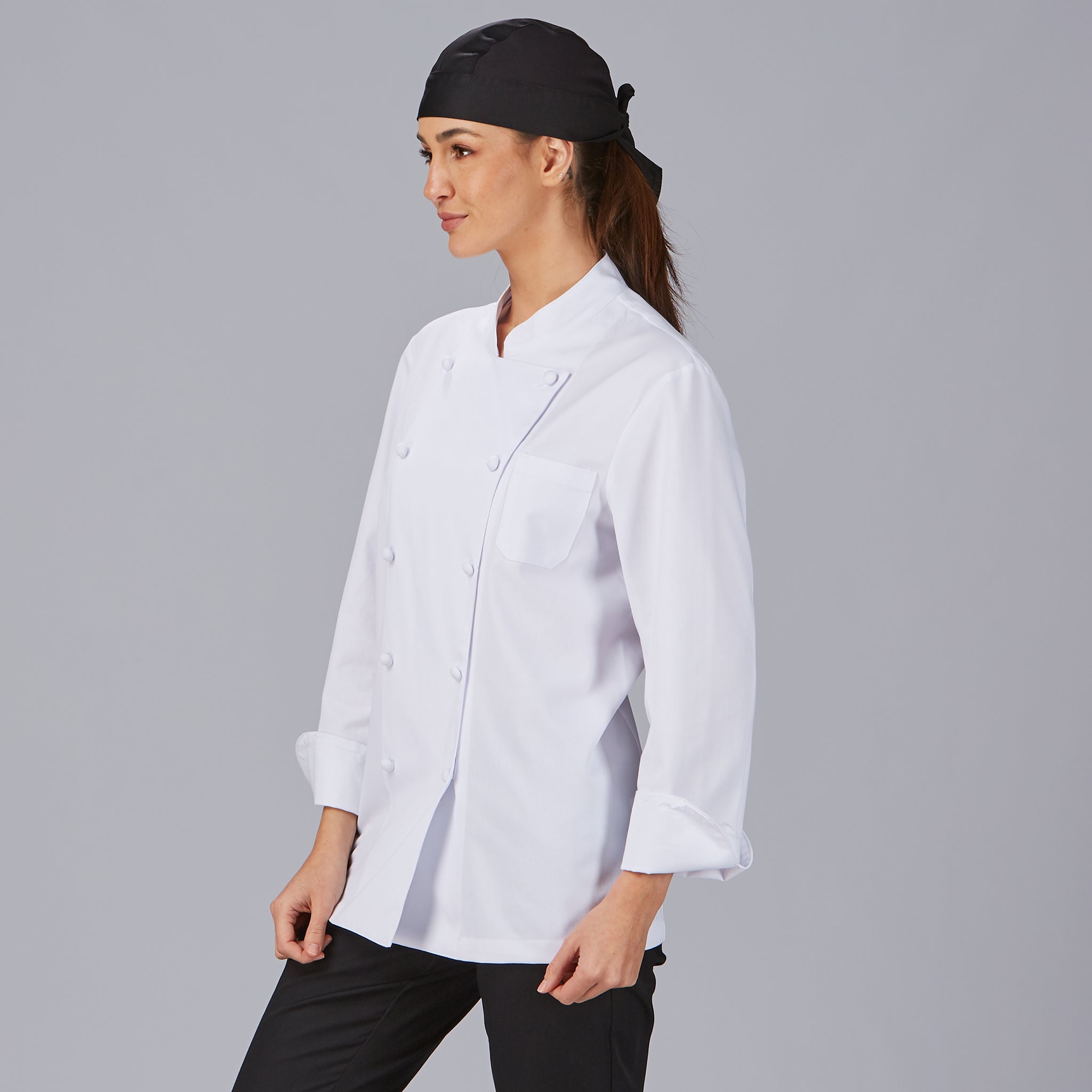 Gary's Chef Jackets veste cuisinier blanc XS manche longue