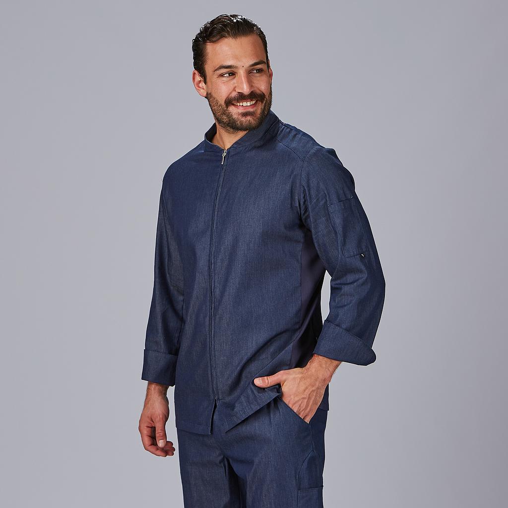 Gary's Santana Veste Cuisine Unisexe Zafiro Denim Stretch