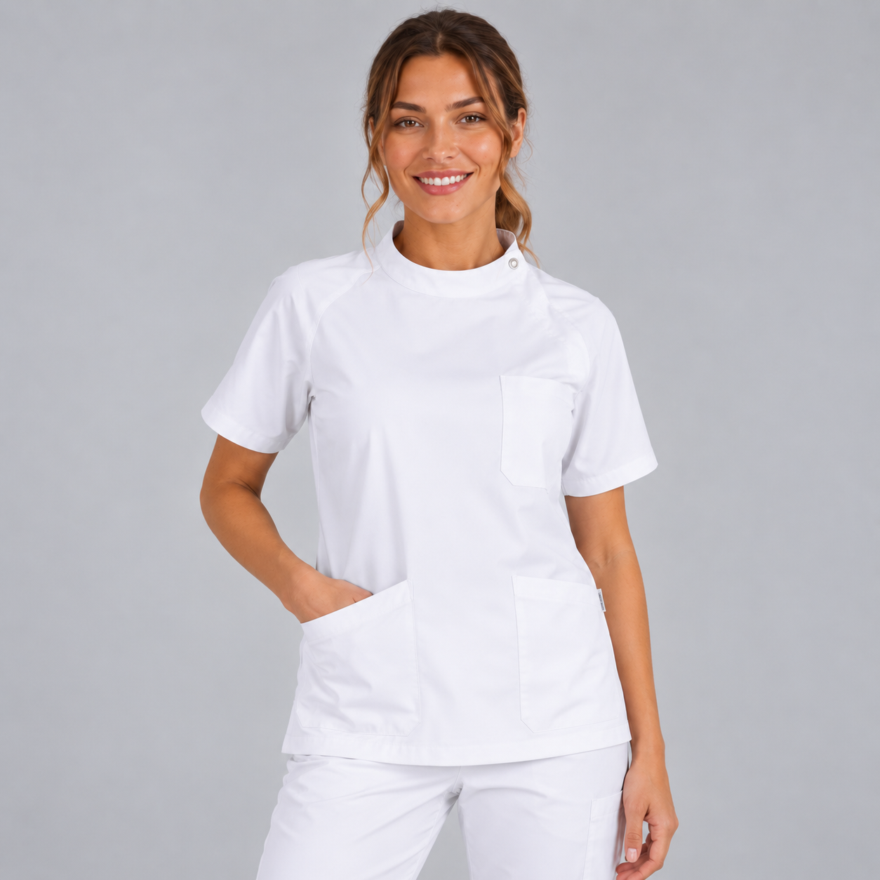 GARY'S Lidia tunique médicale femme blanche taille L