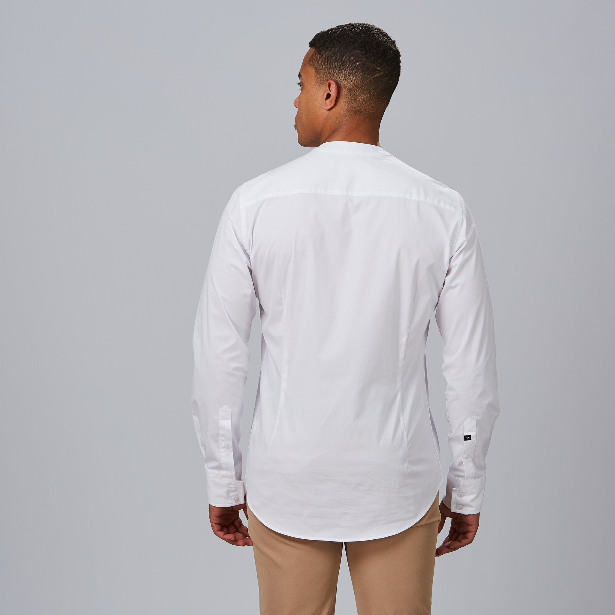 GARY'S Loris chemise homme slim noir coton stretch