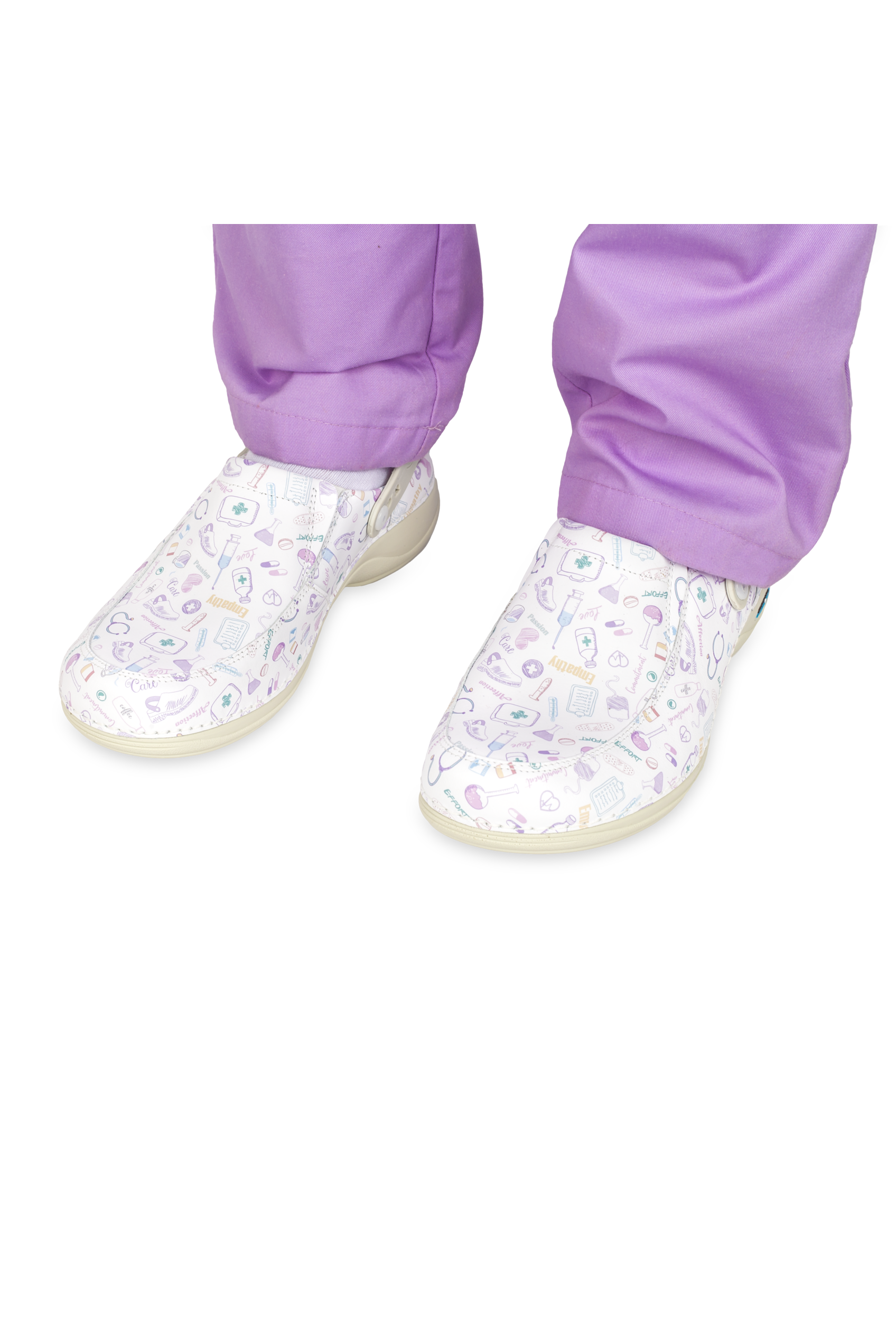 Enfermania Calzado Care Collection sabots cuir 38 imprimé