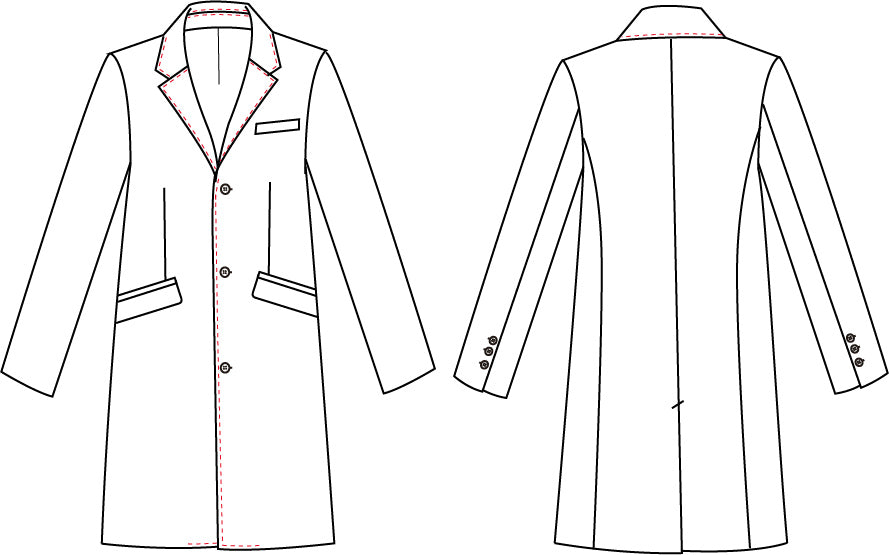 Gary's Mouflon manteau travail homme marino slim