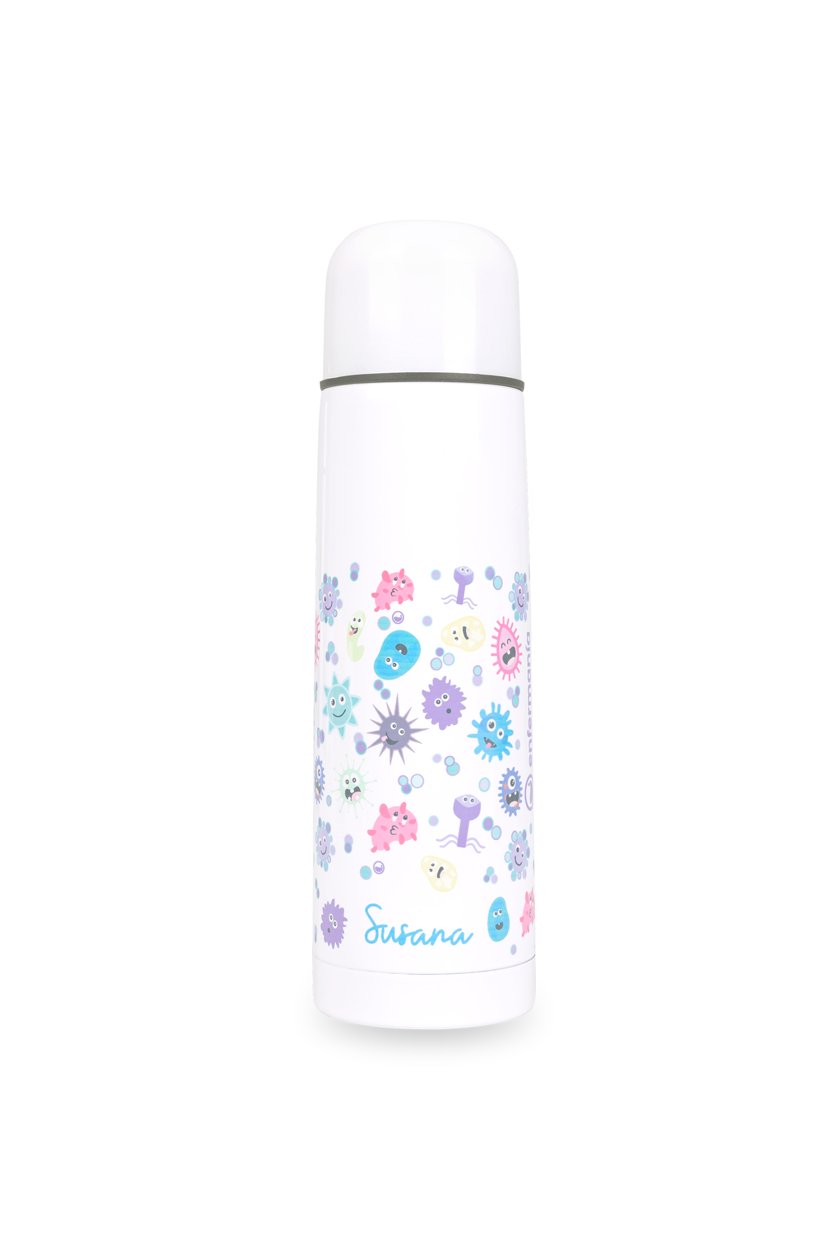 Enfermania Regalos thermos inox virus imprimé 500 ml
