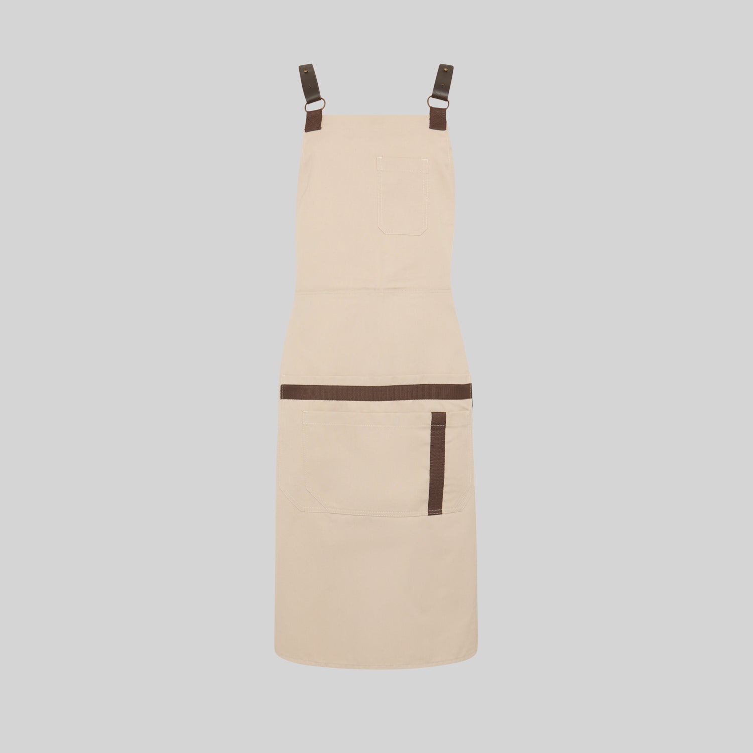 GARY'S Tablier Bavette Noir 88x74 cm Cuir