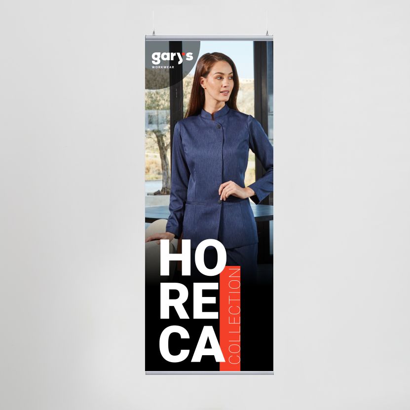 GARY'S Lona Horeca Sala Bâche Publicitaire Couleur Spéciale