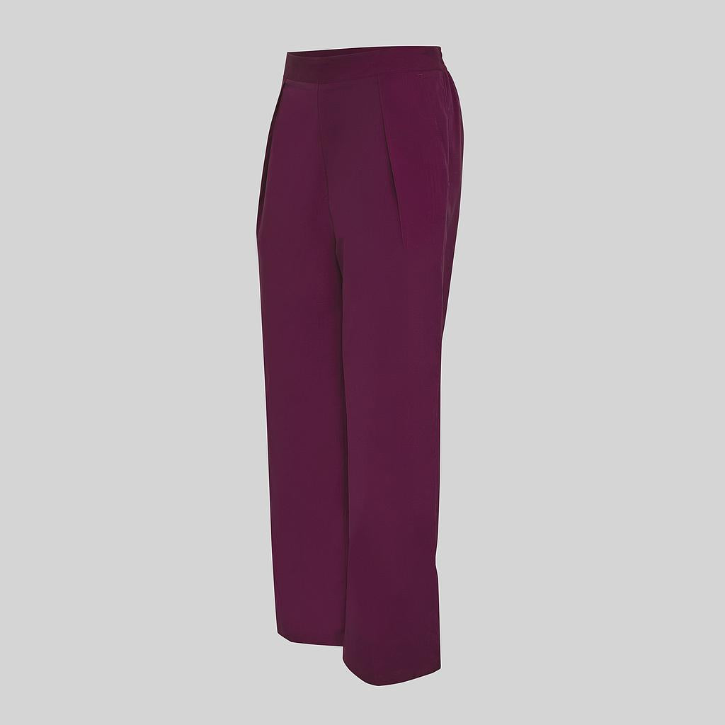 Gary's pantalon médical femme noir droit à pinces recyclé