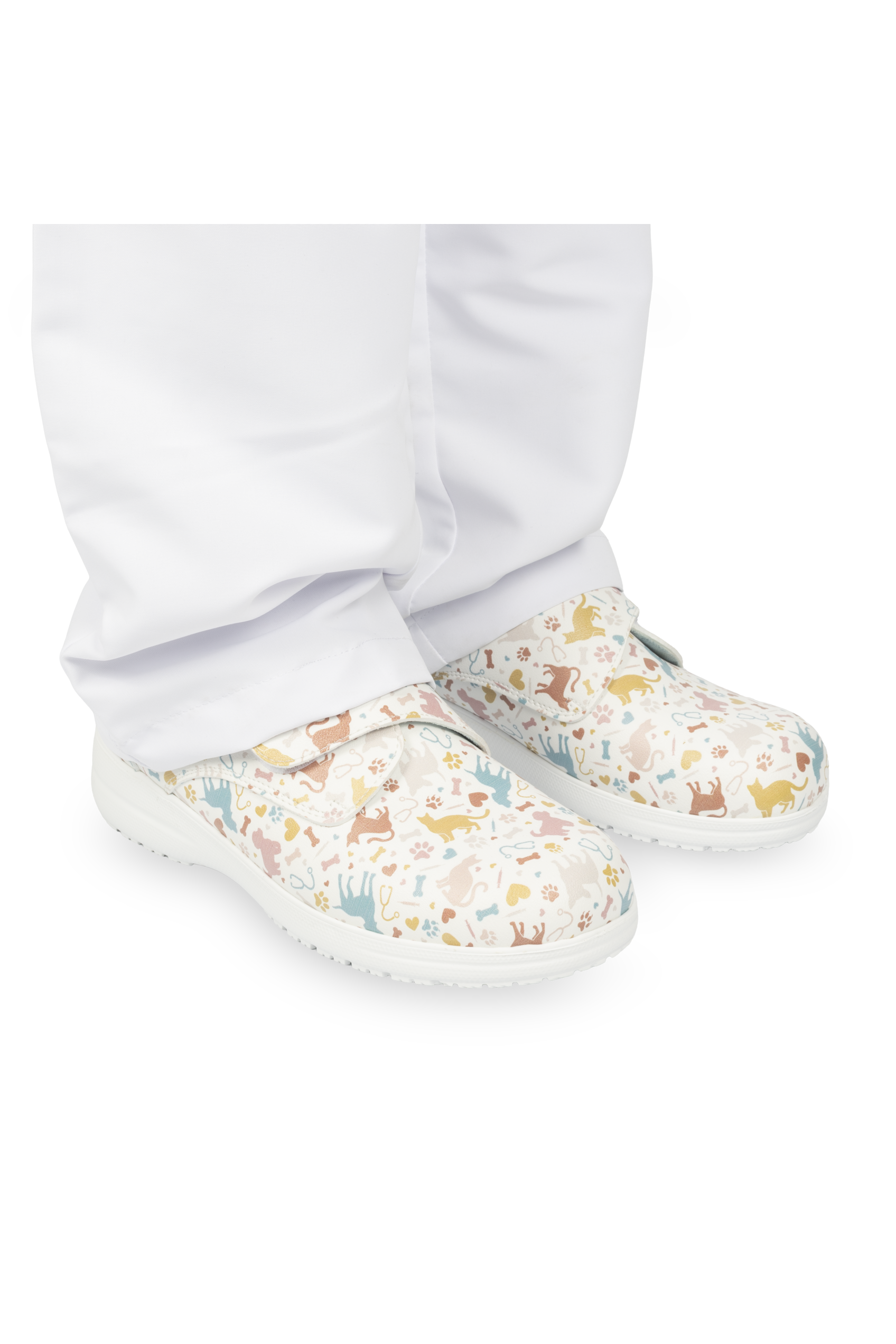 Enfermania Vets chaussure véto velcro blanc taille 36-42