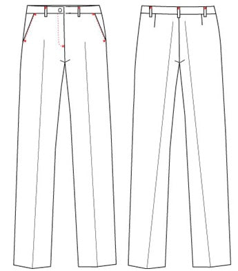 GARY'S Pants TROUSERS WOMAN POCKETS TECNO pantalon noir stretch