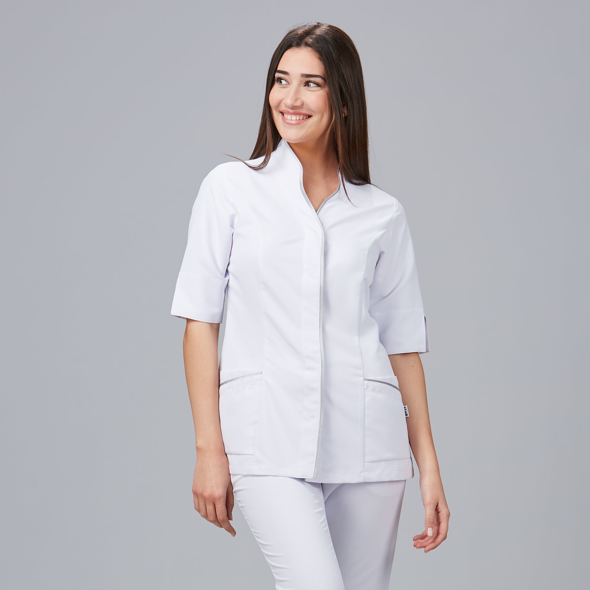 GARY'S Cuba blouse médicale femme noire microfibre