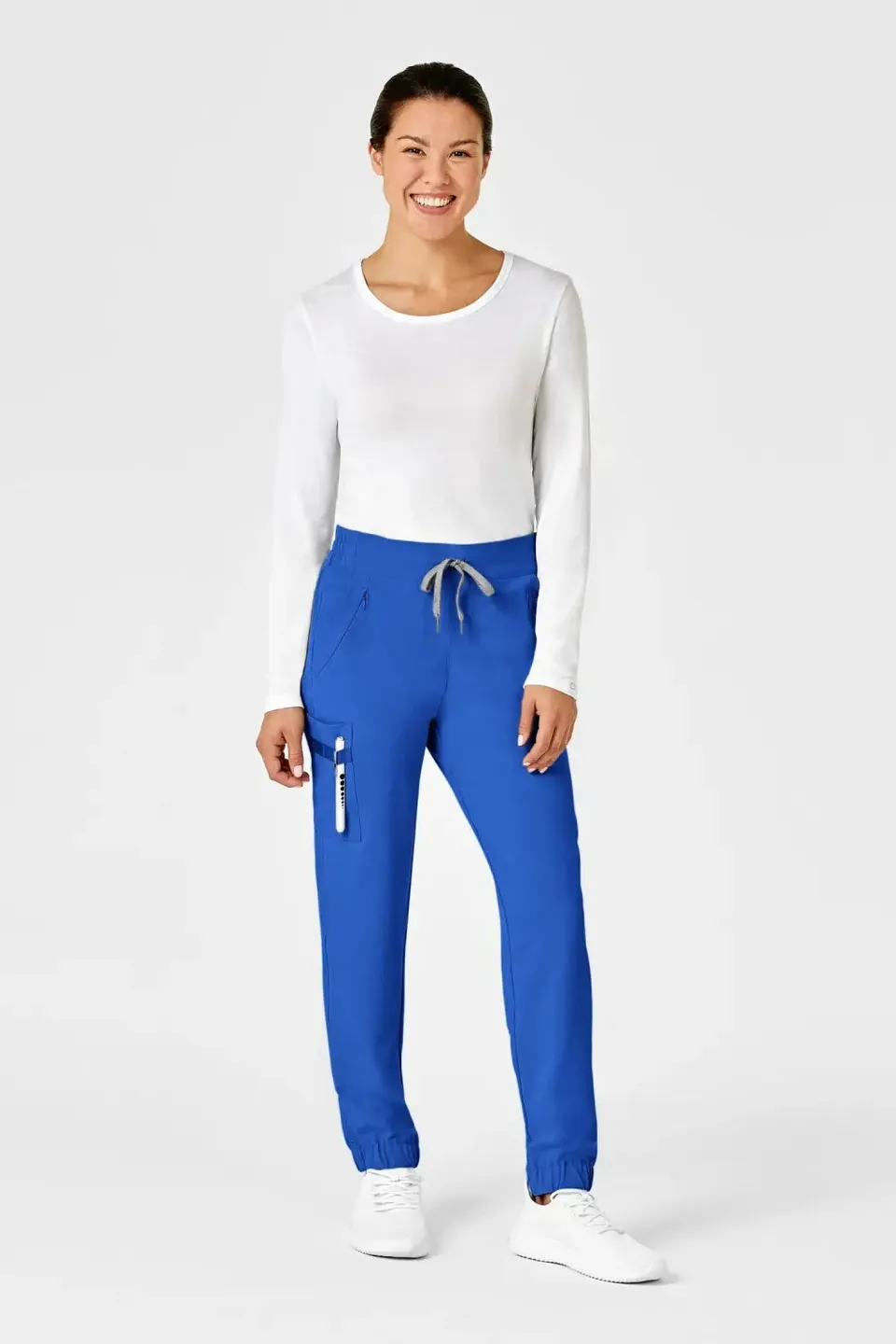 Aelin EMMA RENEW pantalon médical femme bleu royal 7 poches