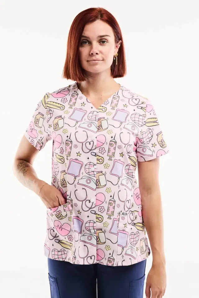 Aelin Serena Icônes Santé Blouse Médicale Femme Stretch