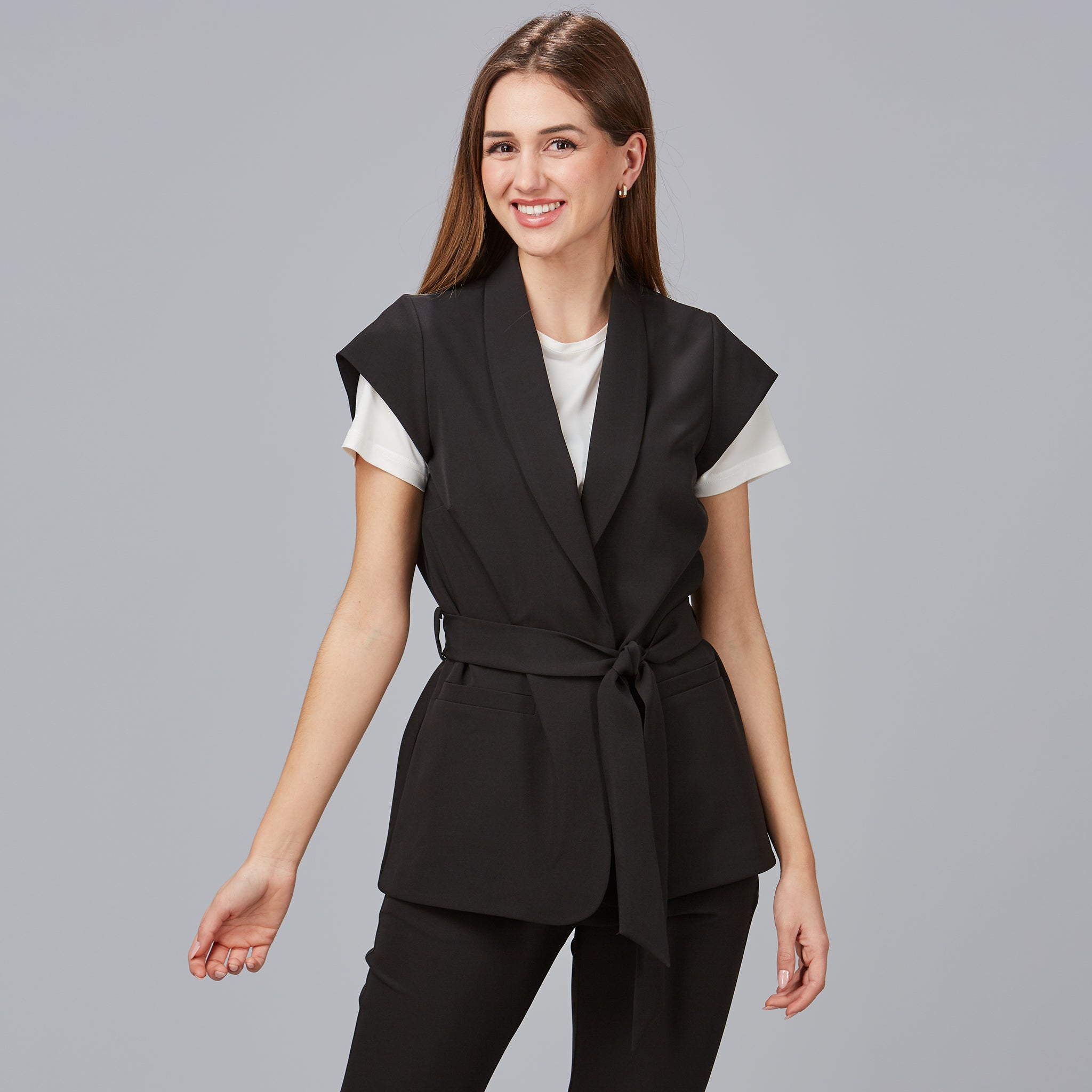 GARY'S Meli veste esthétique noire col smoking femme