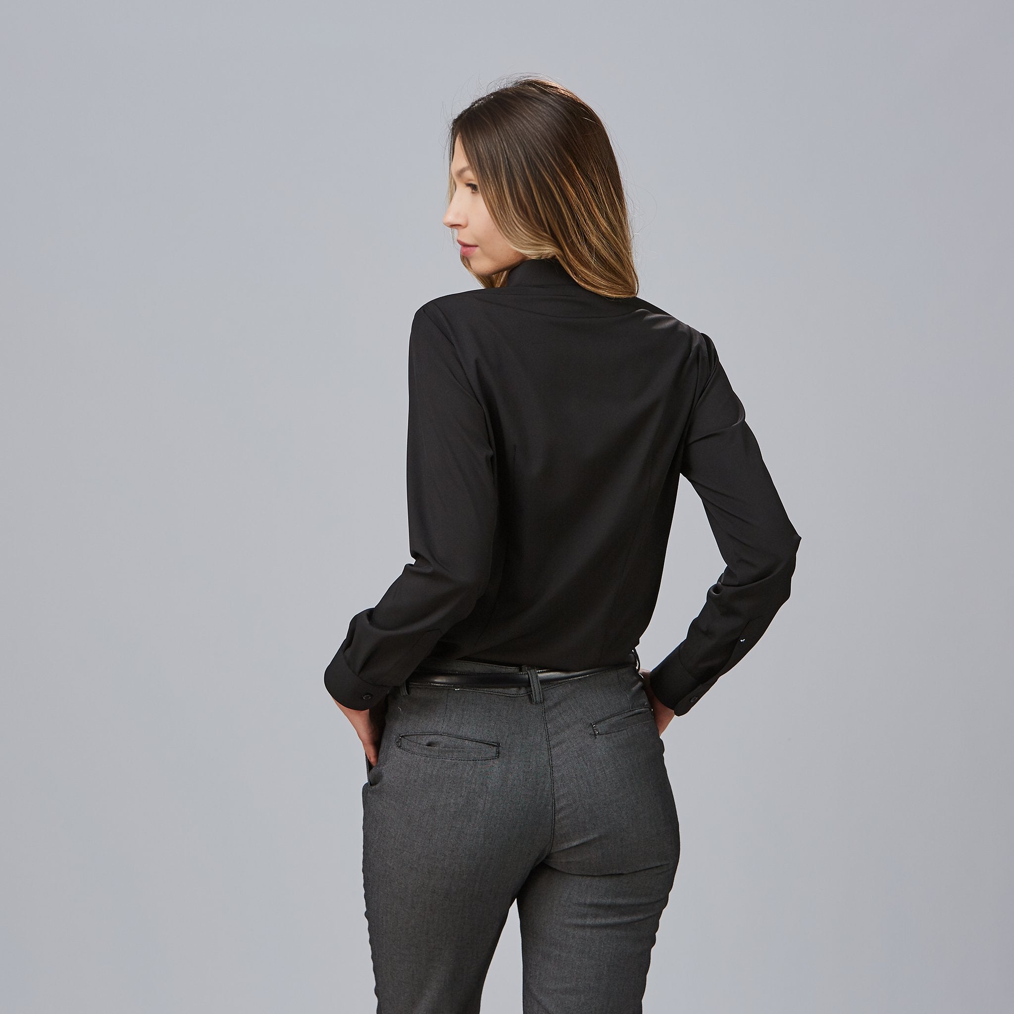 Gary's Shirts chemise Giuliana femme col mao
