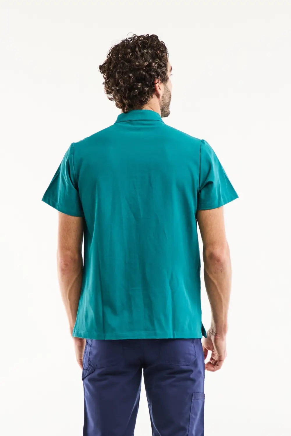 Aelin Noah blouse médicale homme vert turquoise stretch