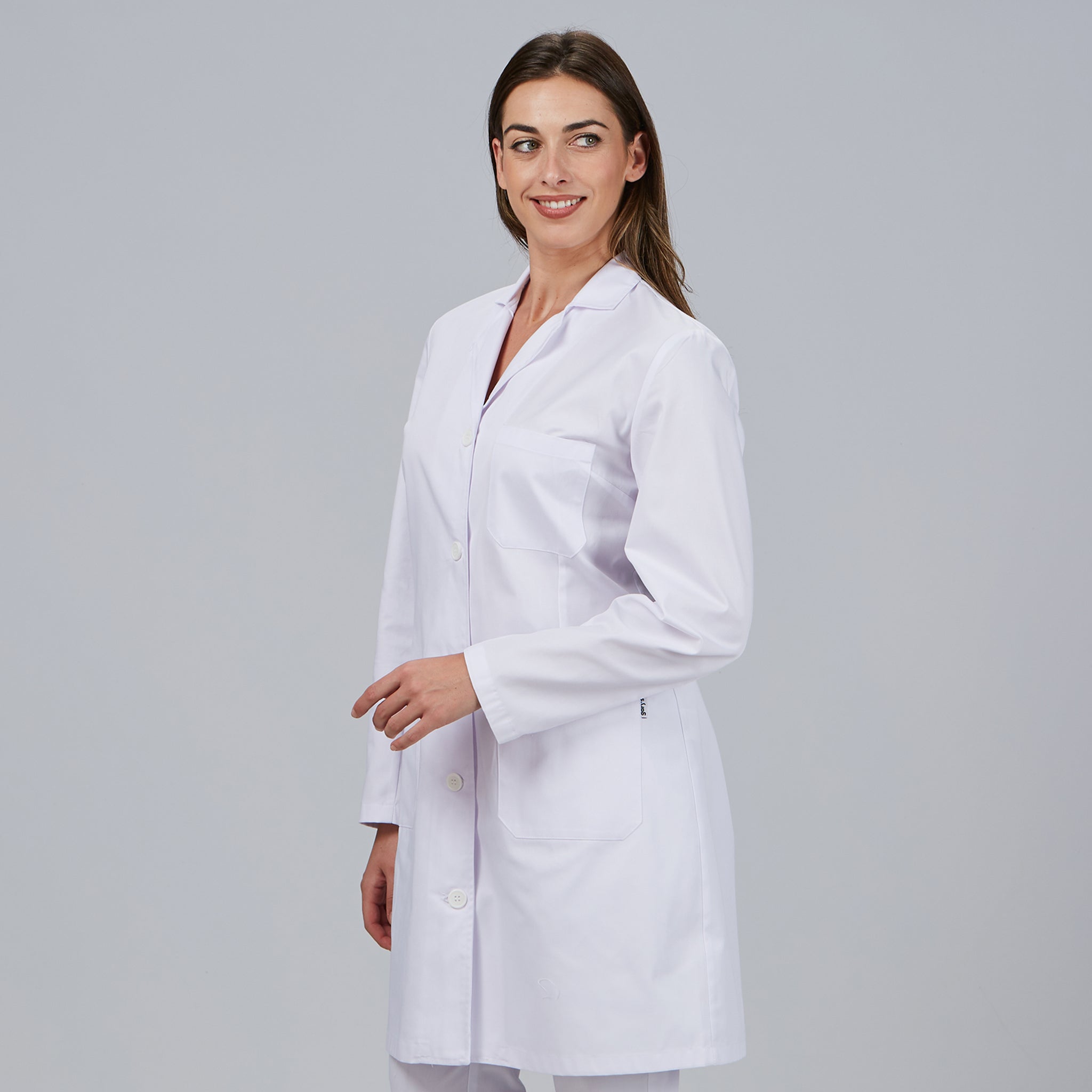 Gary's Blouse Médicale Femme Blanche Manches Longues