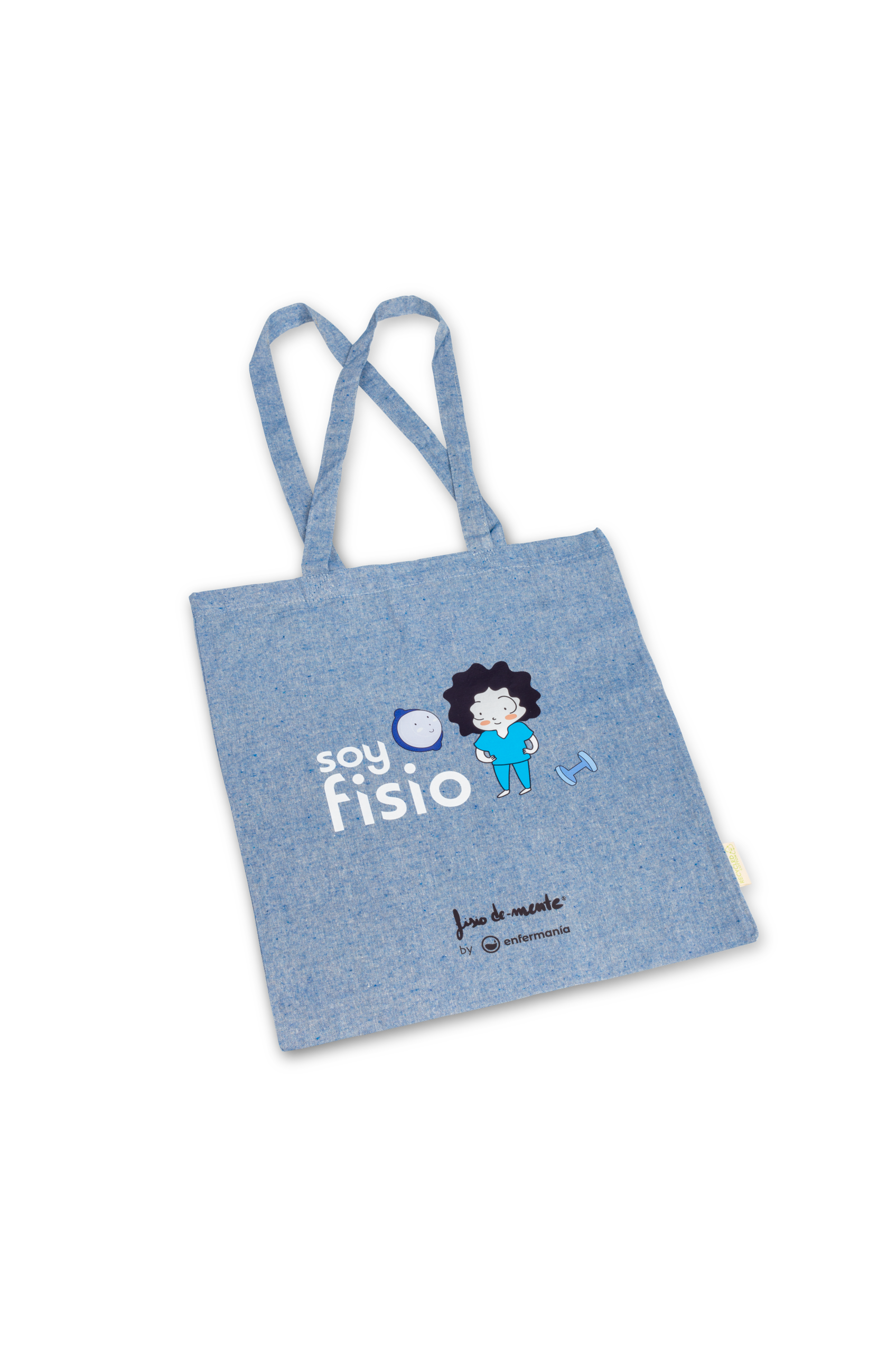 Enfermania Tote Bag bleu physio sac travail lavable