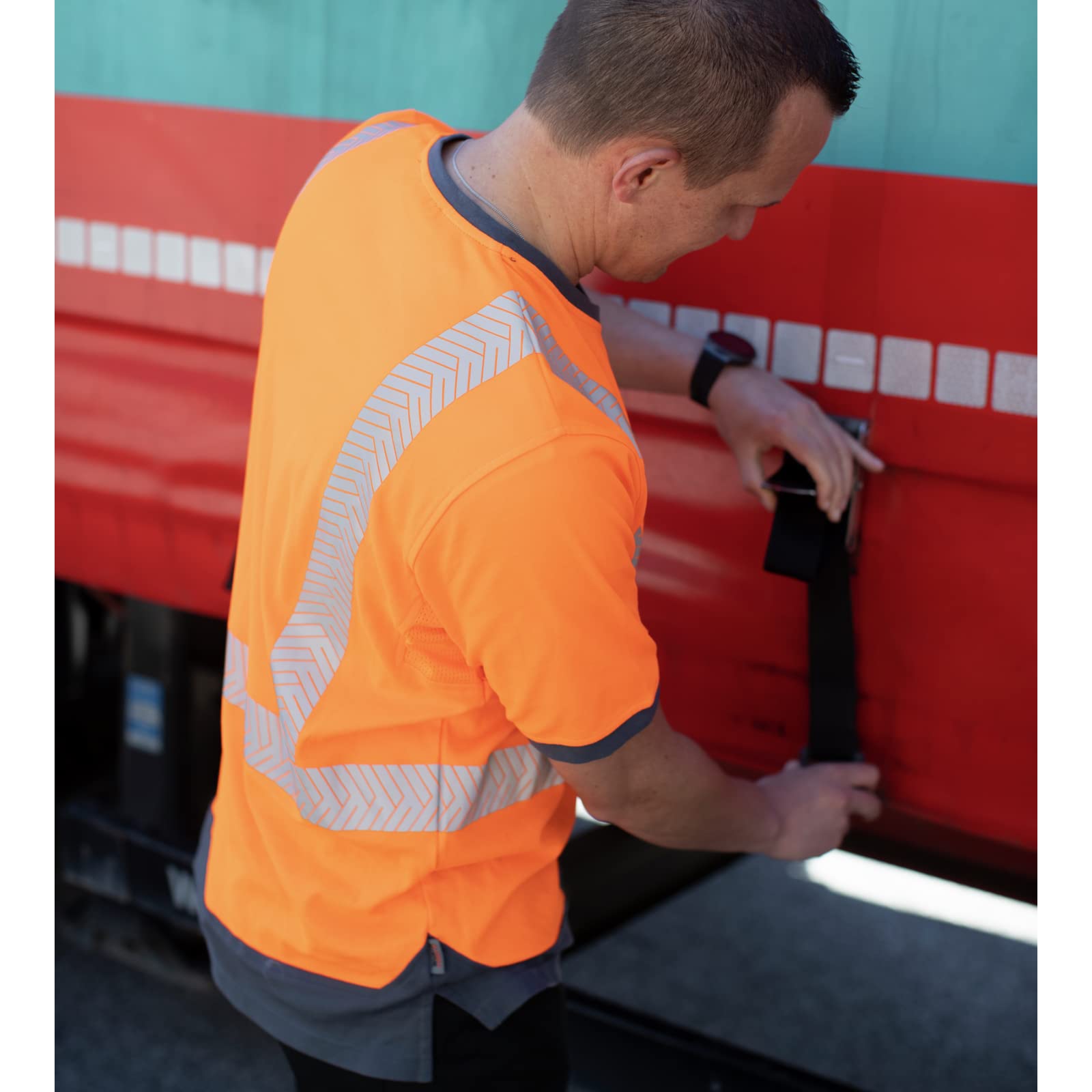 Würth MODYF Fluo tee-shirt travail orange haute-visibilité 4XL