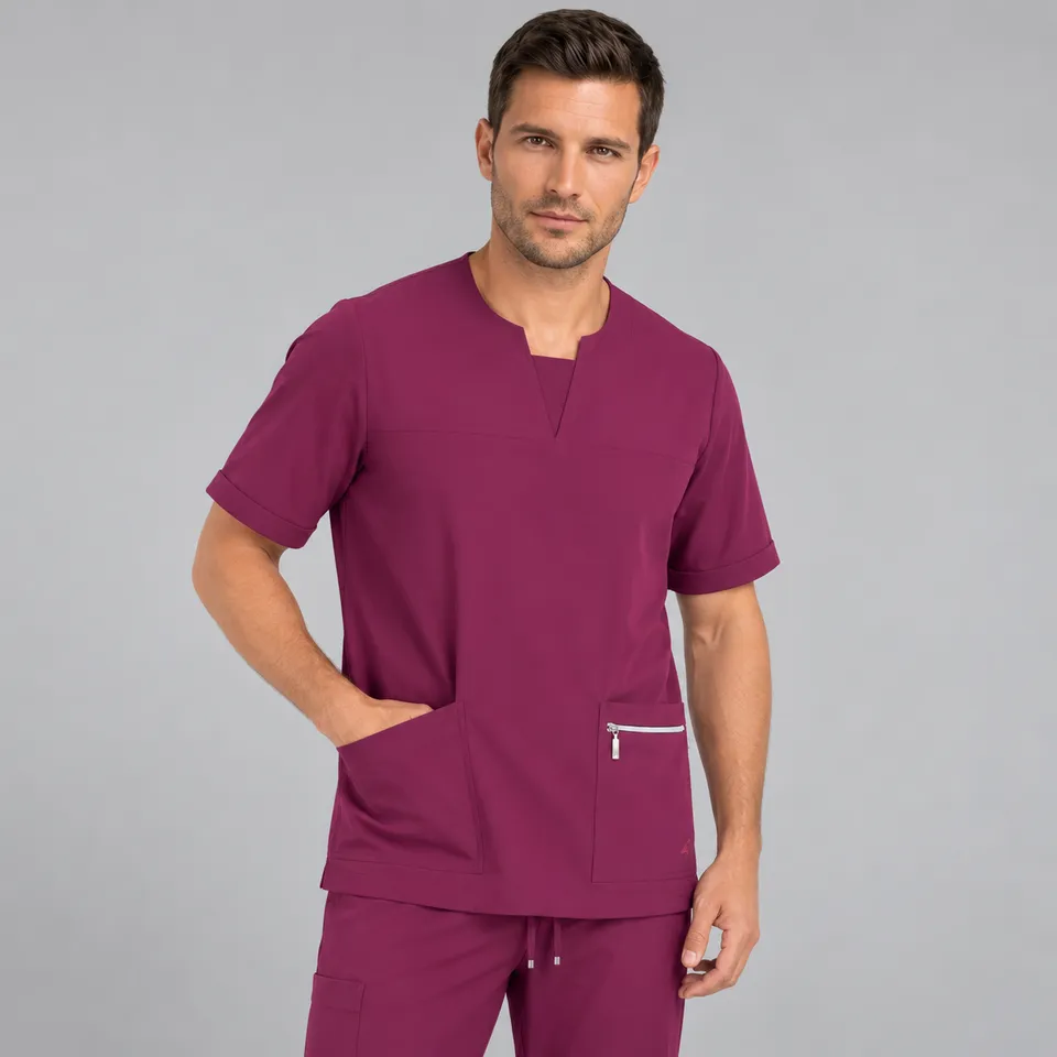 GARY'S Boris tunique homme slim noire Extrafiber stretch