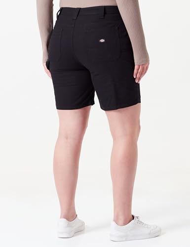 Dickies Carpenter Duck Short Femme Noir 32W Toile