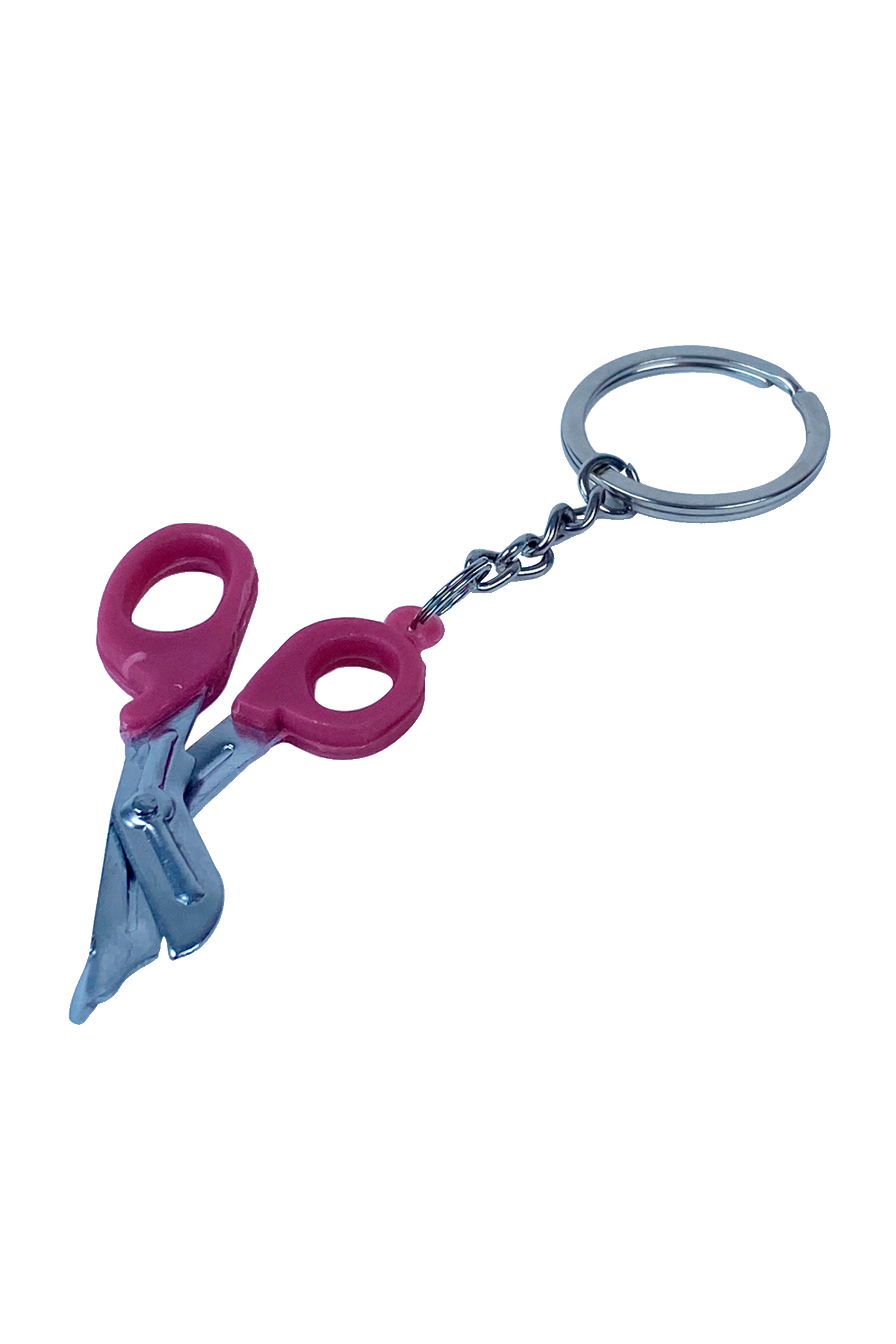 Enfermania Regalos Porte-clés ciseaux EMS métal corail
