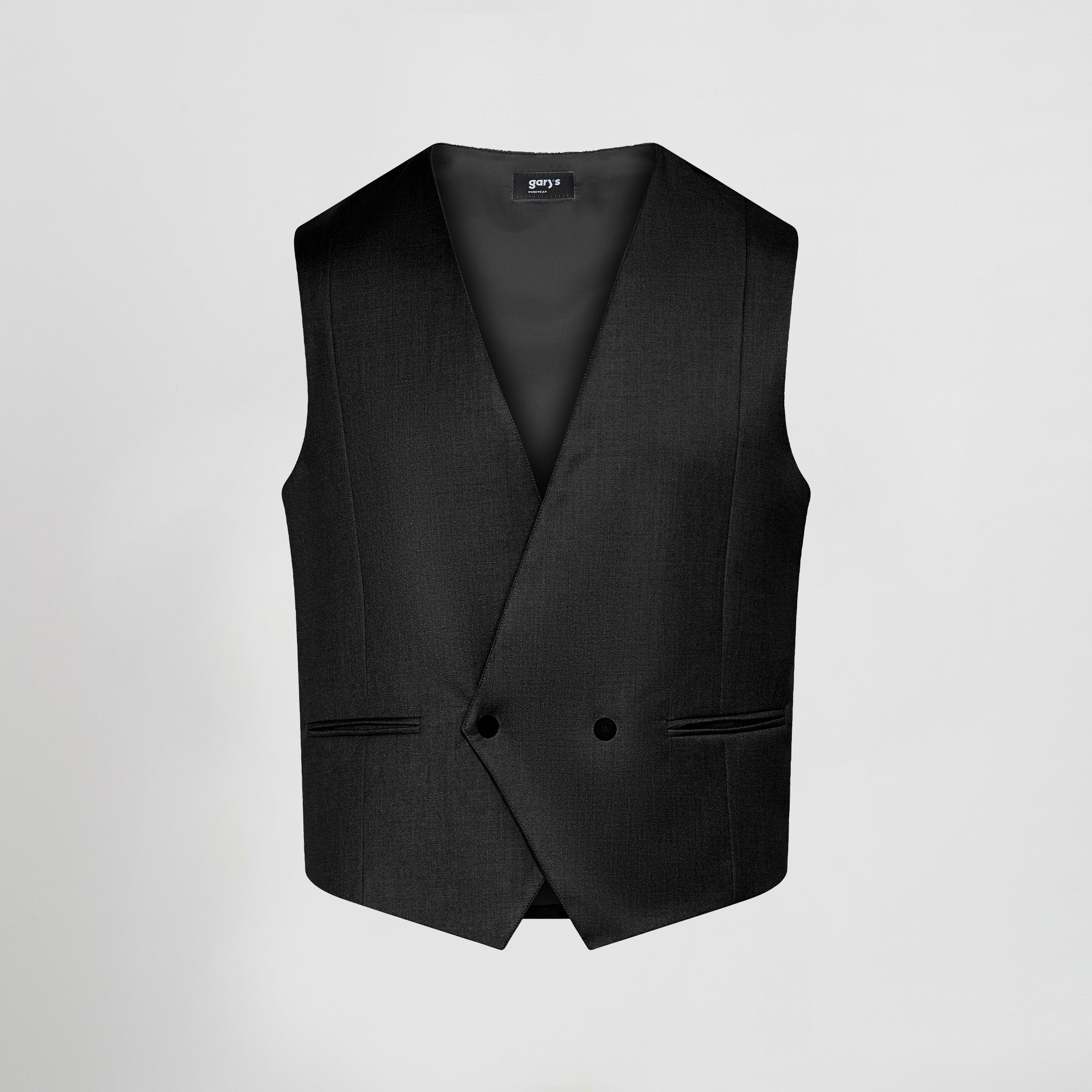 GARY'S Vests Berdejo gilet croisé homme noir extensible
