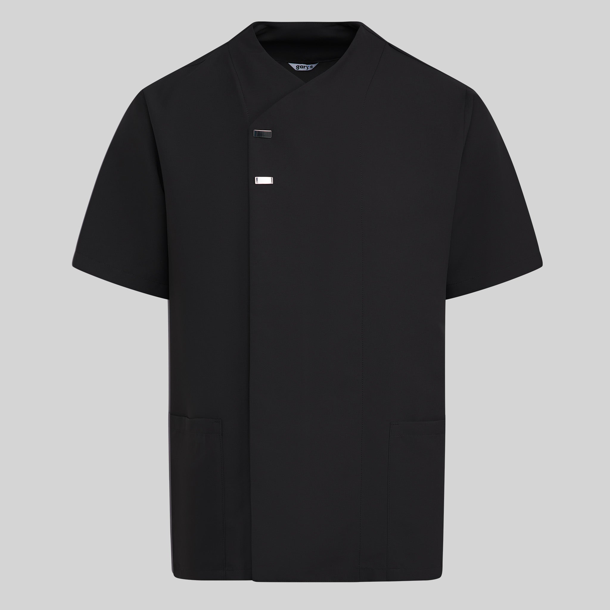 GARY'S Hugo blouse homme noire antibactérienne poches