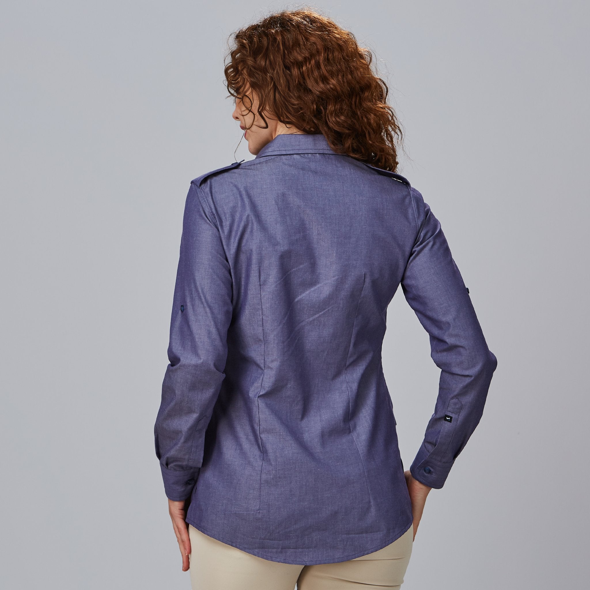GARY'S Daniela chemise femme marine 104 coton