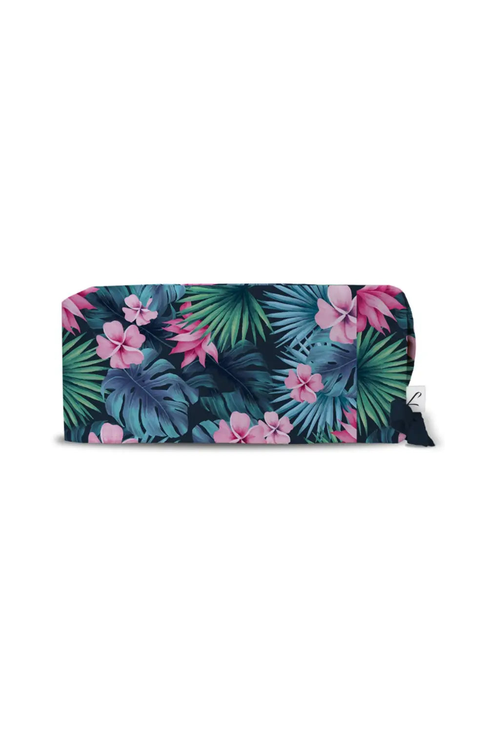 Aelin Paris calot de bloc bleu marine feuilles cheveux courts