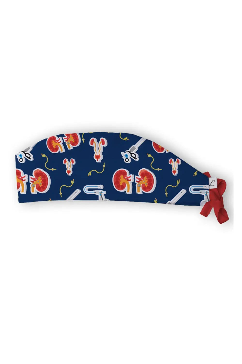 Aelin Paris calot de bloc bleu motifs urologie polyester