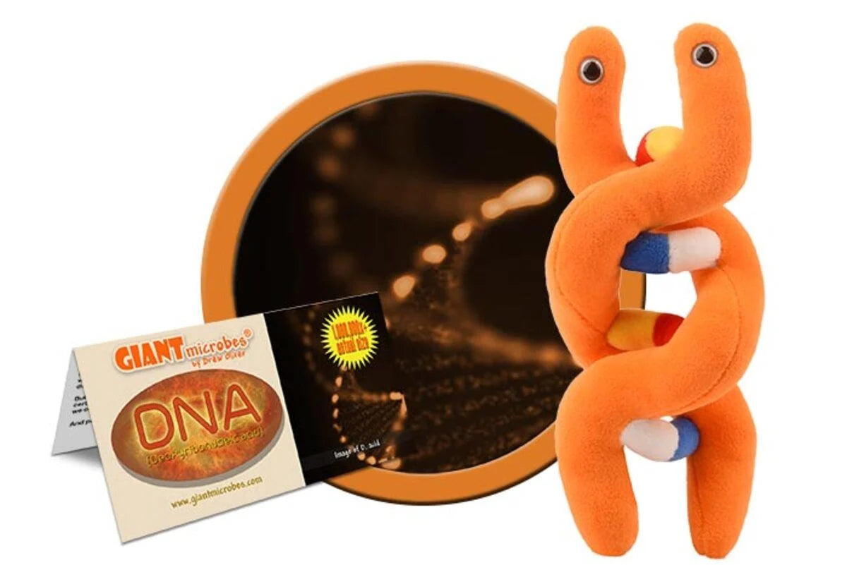 Enfermania ADN peluche microbe géant 26 cm polyester