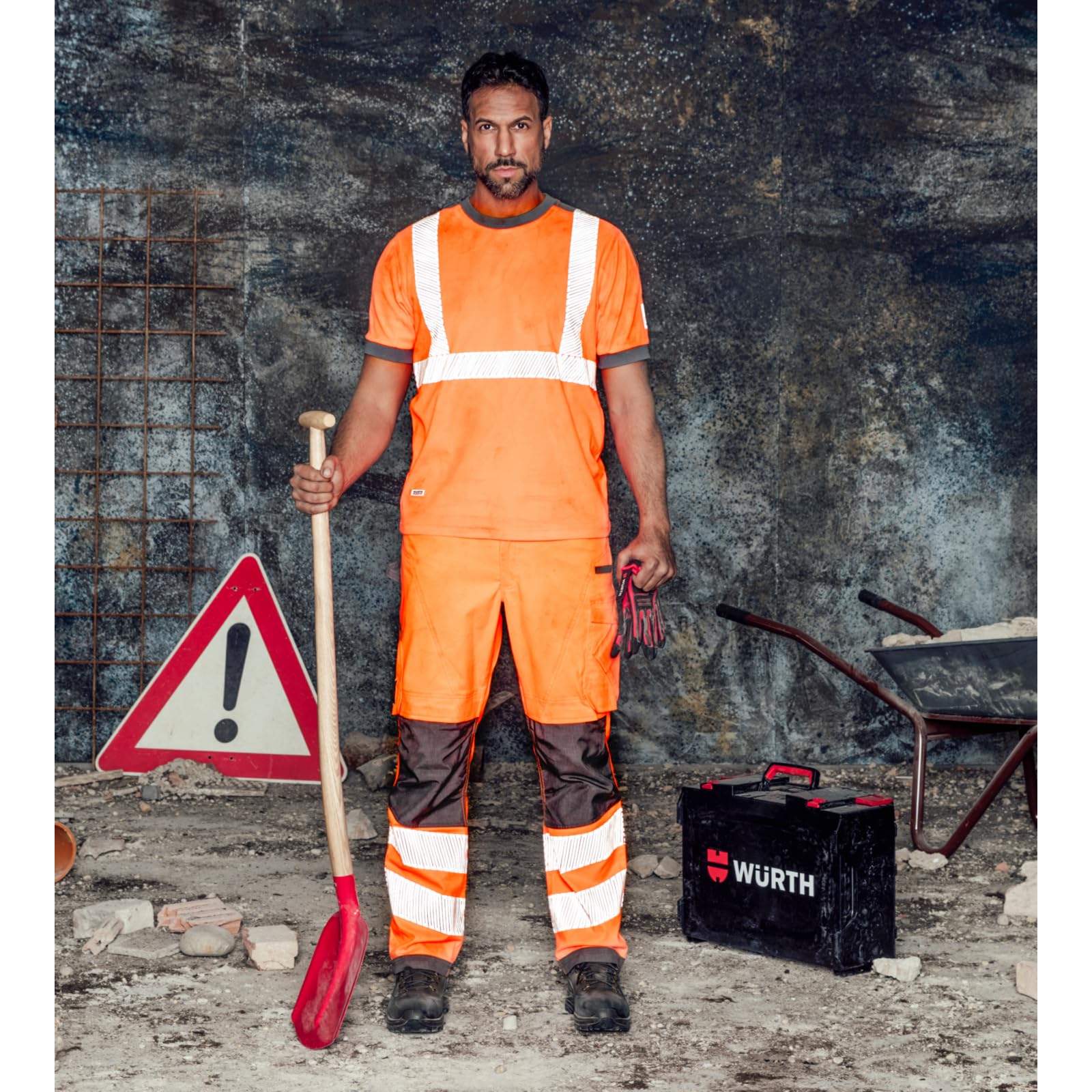 Würth MODYF Fluo pantalon haute-visibilité orange 52
