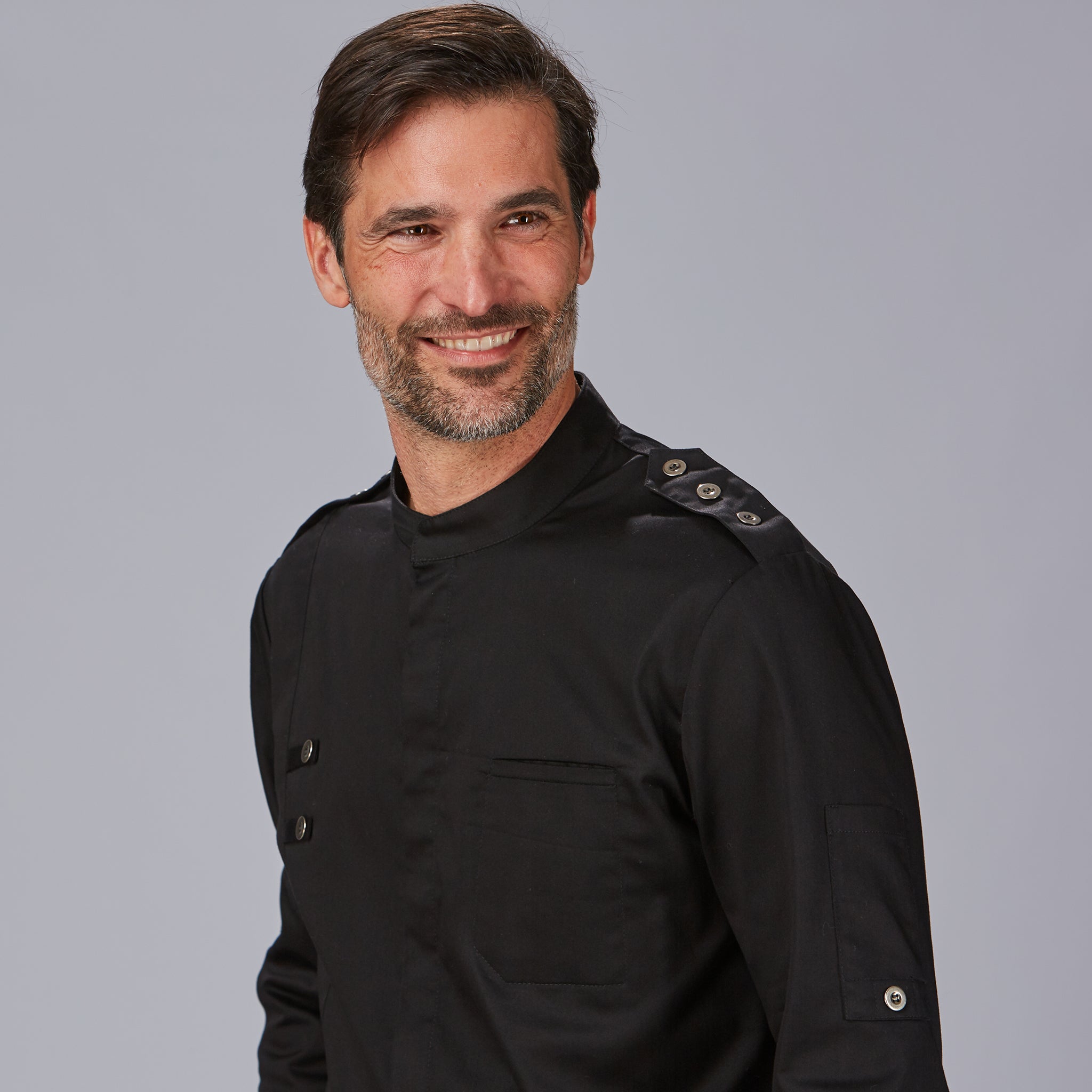 Gary's Cueto veste cuisinier homme noire coton taille L