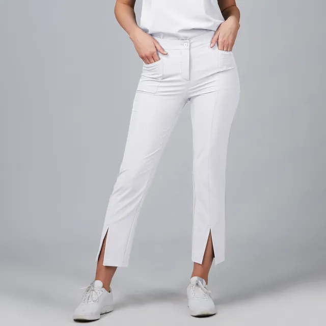 GARY'S Pants pantalon médical femme noir fente cheville