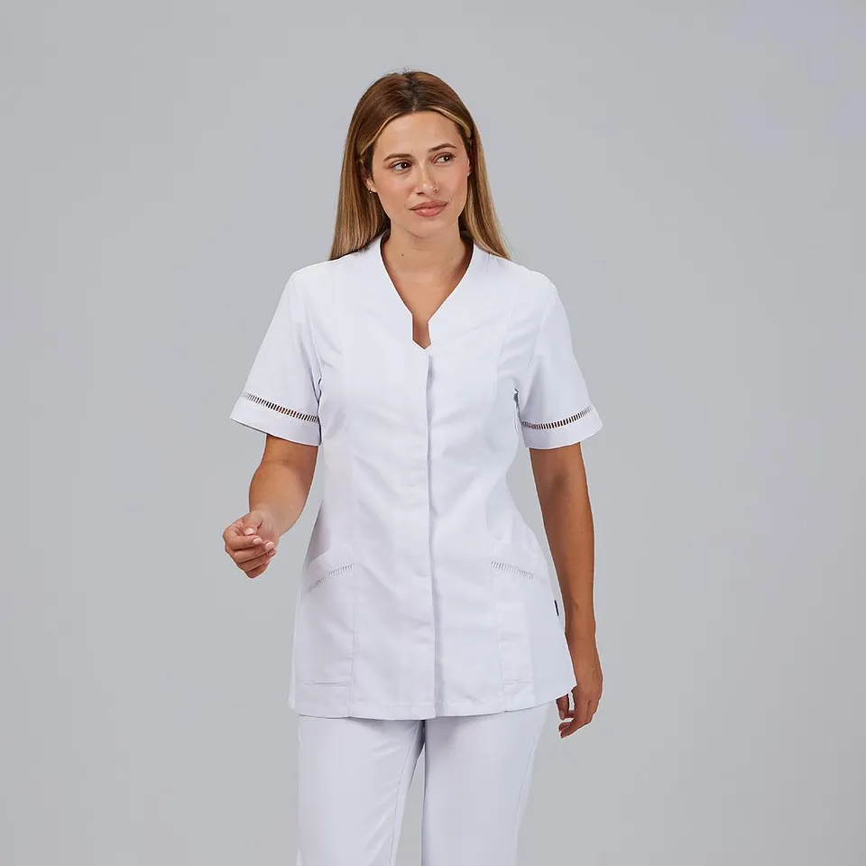 GARY'S Fatima Blouse de travail femme noire microfibre