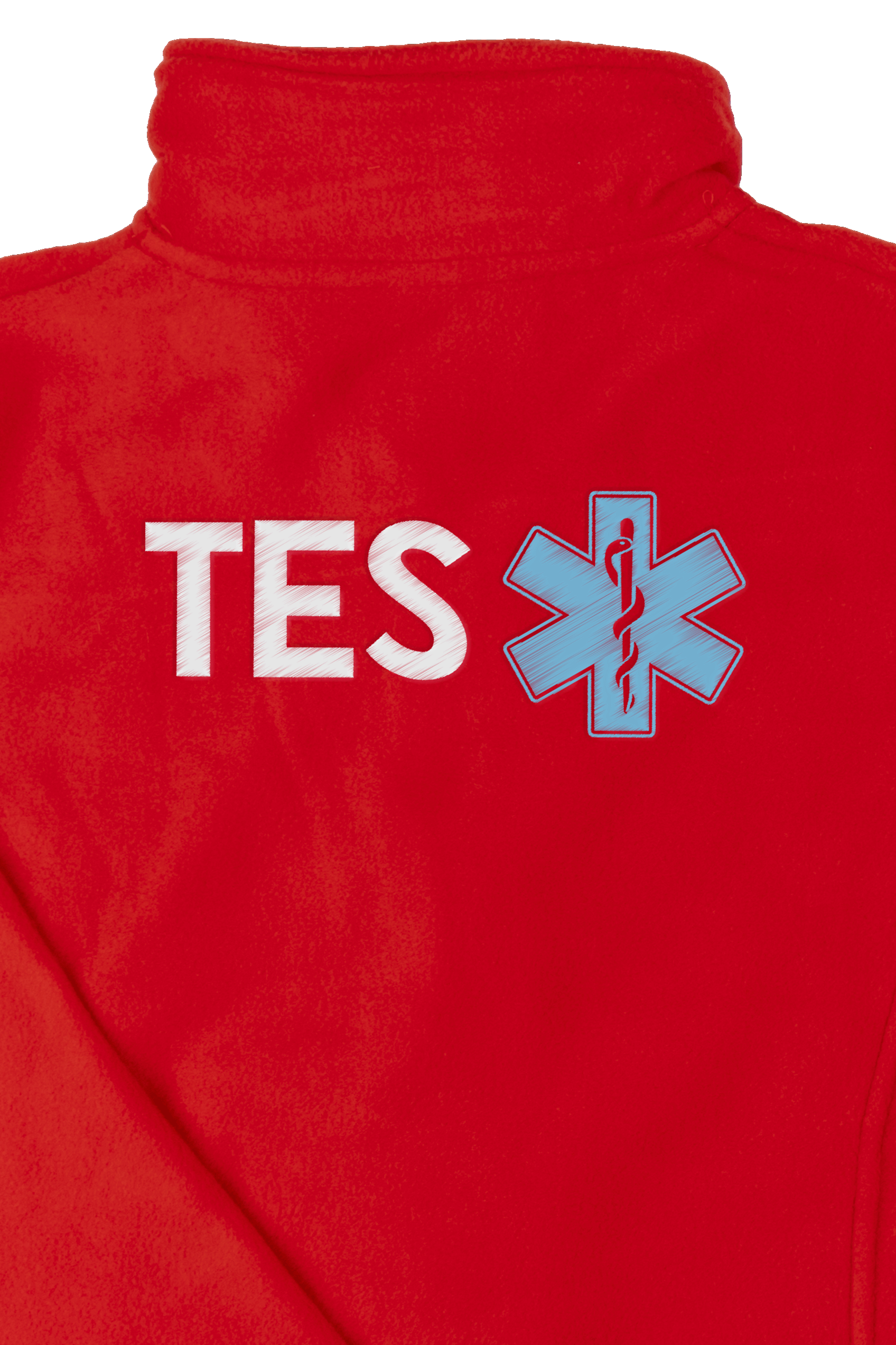 Enfermania Ropa polaire médicale femme rouge TES
