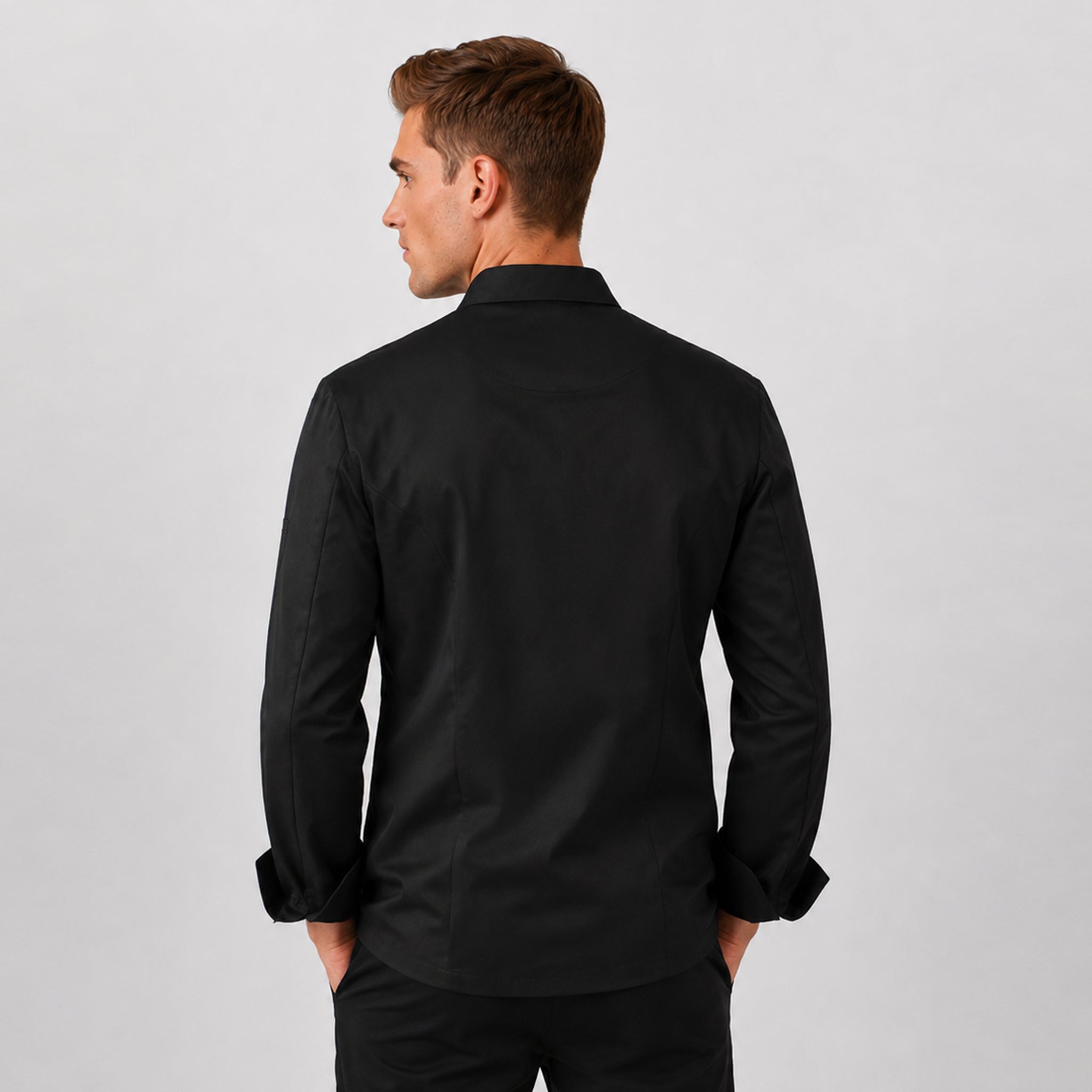 Gary's Vulcano Veste cuisine unisexe blanche T400 Coolmax
